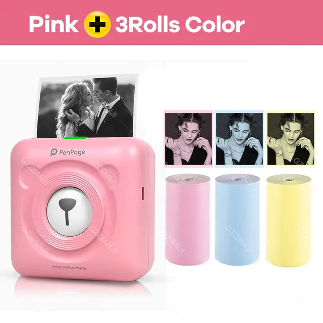 طابعة ملصقات الجيب الصغيرة