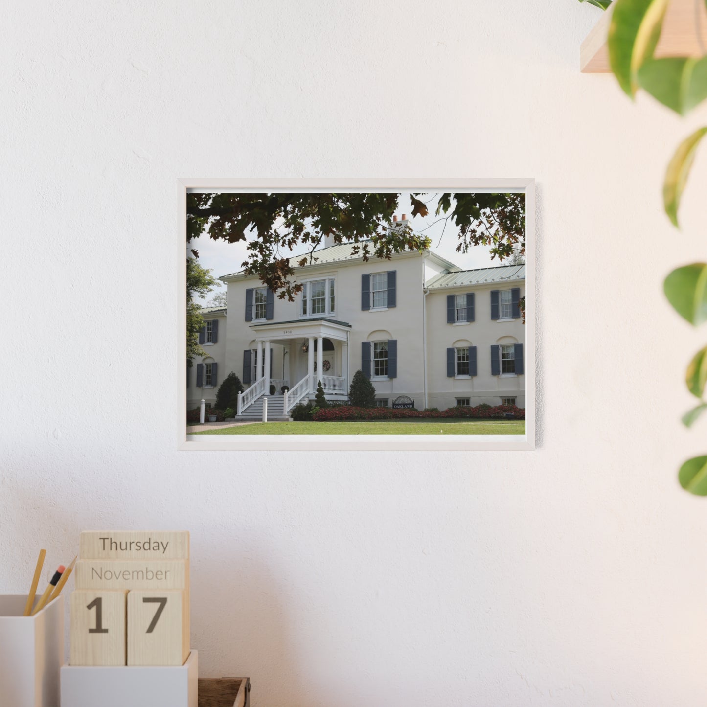 Oakland Mansion - Posters with Wooden Frame