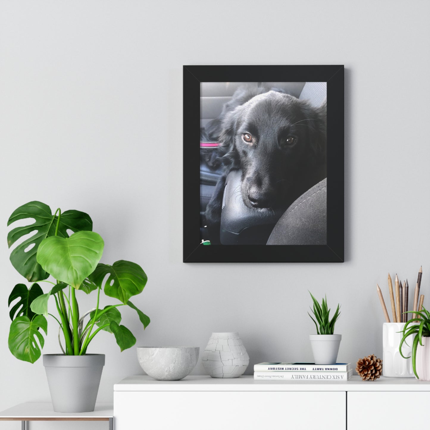 Luna - Framed Vertical Poster