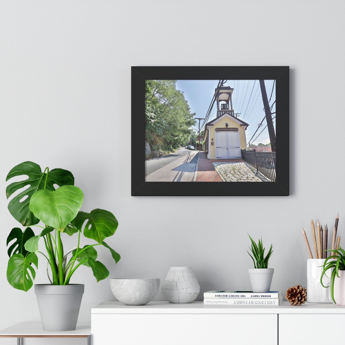 Old Ellicott City - Firehouse - Framed Horizontal Poster
