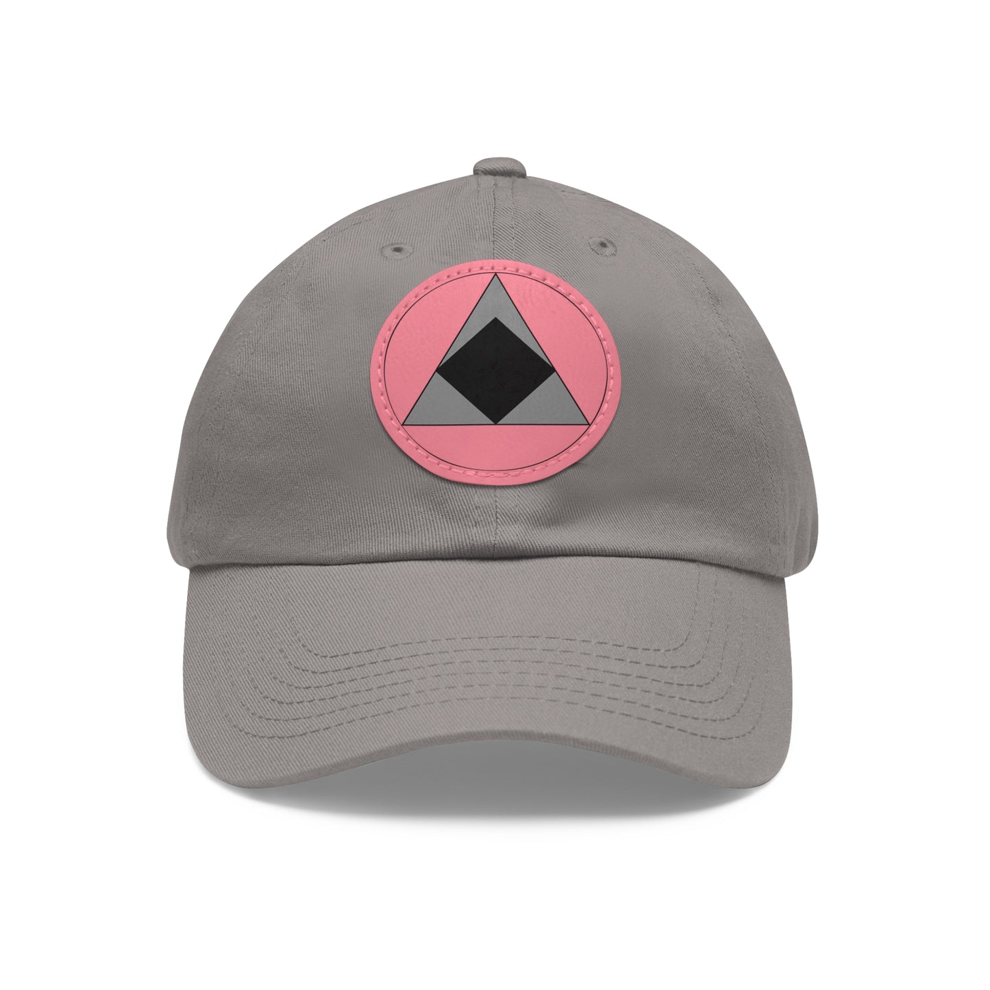 Podcast Recovery Dad Hat with Leather Patch (Round)