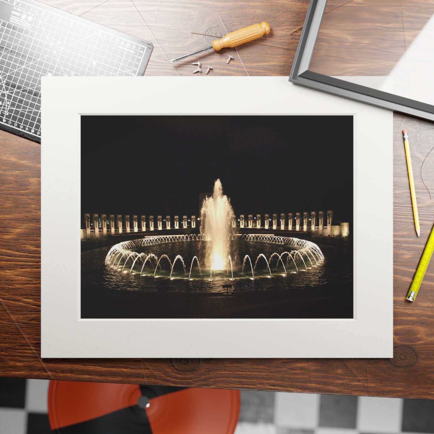 Monument - Fine Art Prints (Passepartout Paper Frame)
