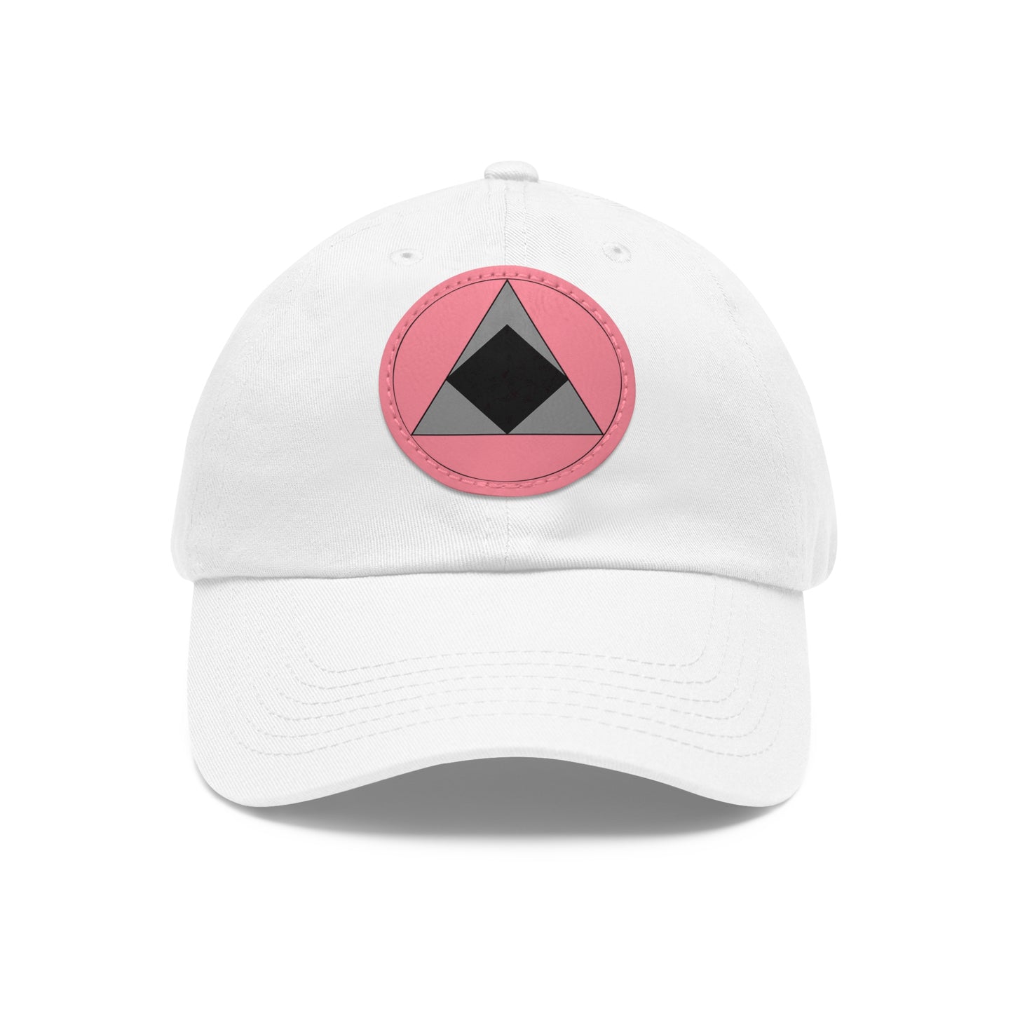 Podcast Recovery Dad Hat with Leather Patch (Round)