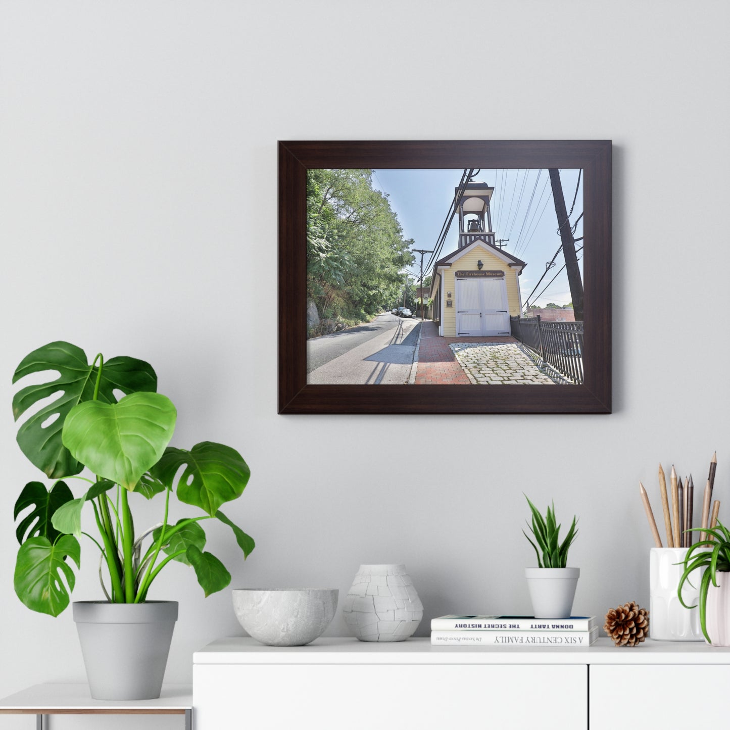 Old Ellicott City - Firehouse - Framed Horizontal Poster