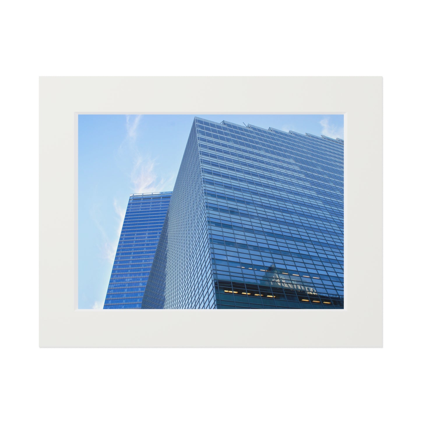 Intersecting Lines - Fine Art Prints (Passepartout Paper Frame)