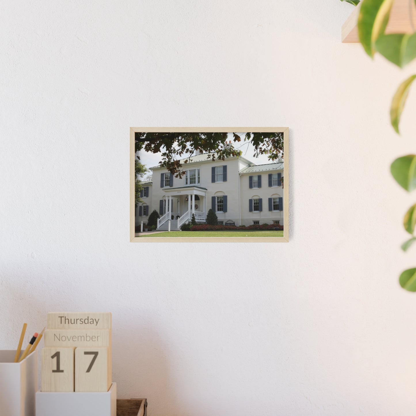 Oakland Mansion - Posters with Wooden Frame