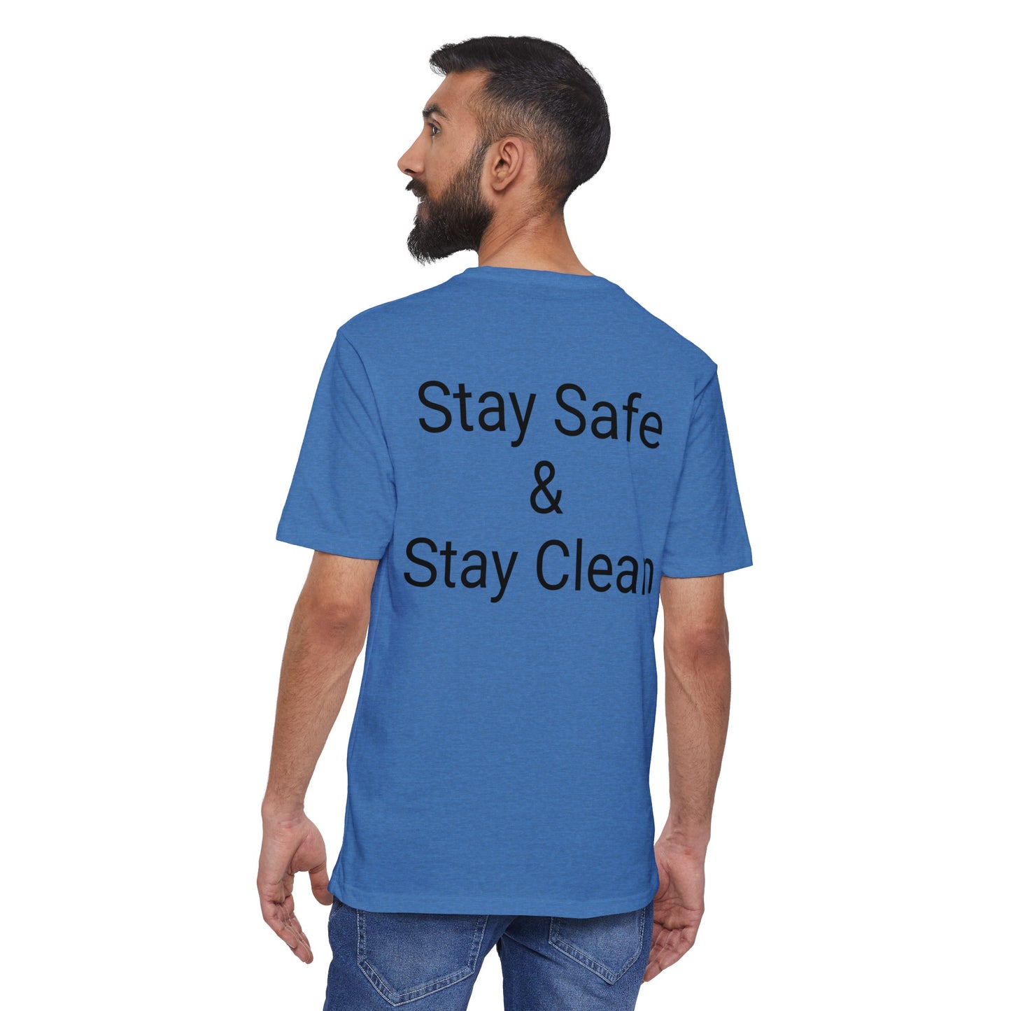 Podcast Recovery - Stay Safe & Stay Clean - Unisex District® Re-Tee®