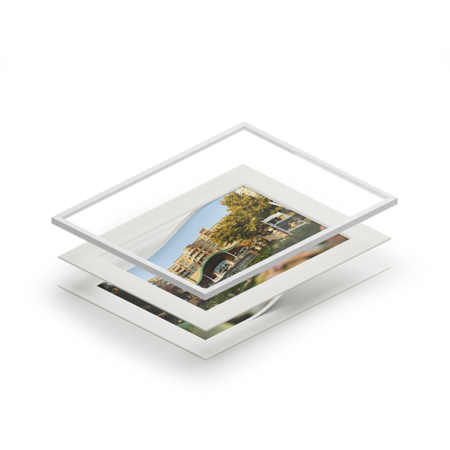 Omni Hotel - Fine Art Prints (Passepartout Paper Frame)