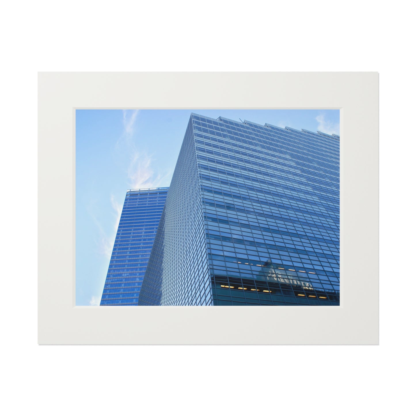 Intersecting Lines - Fine Art Prints (Passepartout Paper Frame)