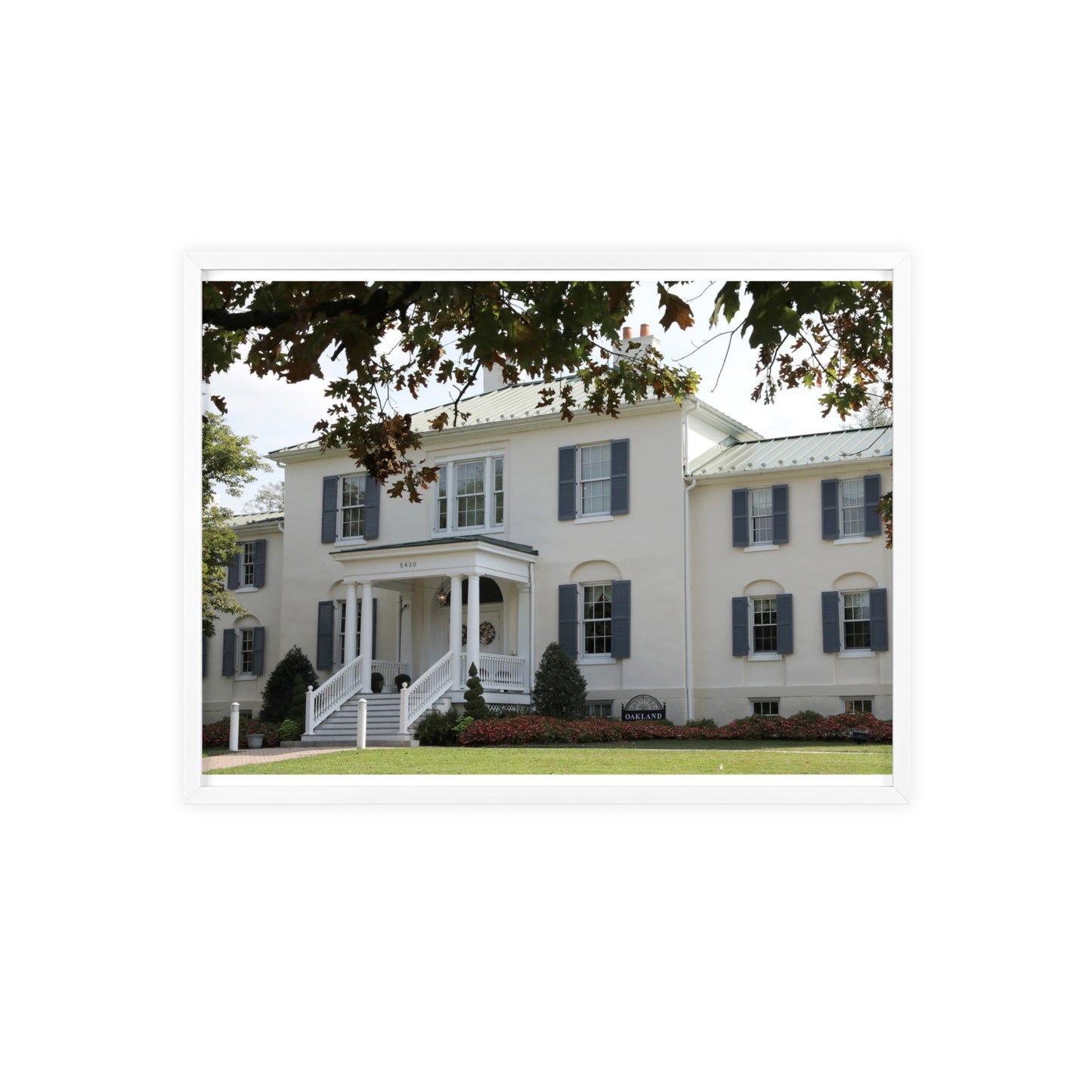 Oakland Mansion - Posters with Wooden Frame