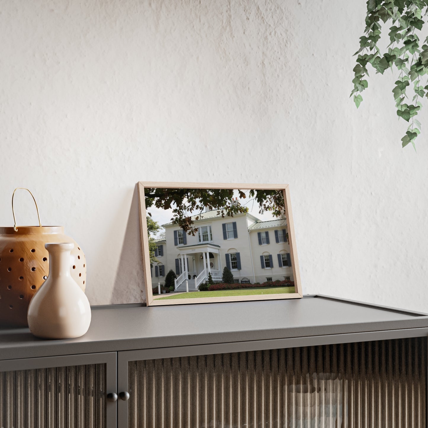 Oakland Mansion - Posters with Wooden Frame