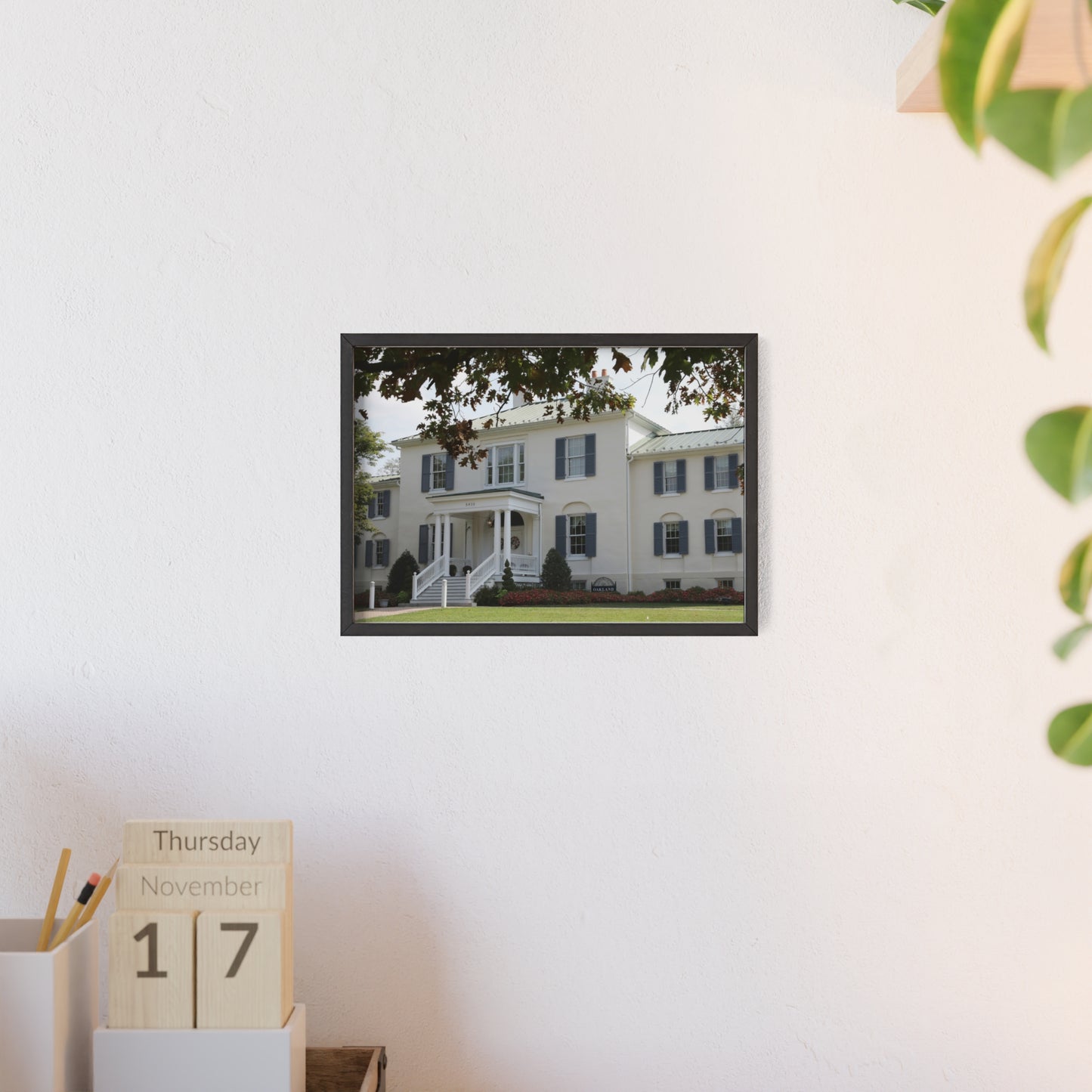 Oakland Mansion - Posters with Wooden Frame