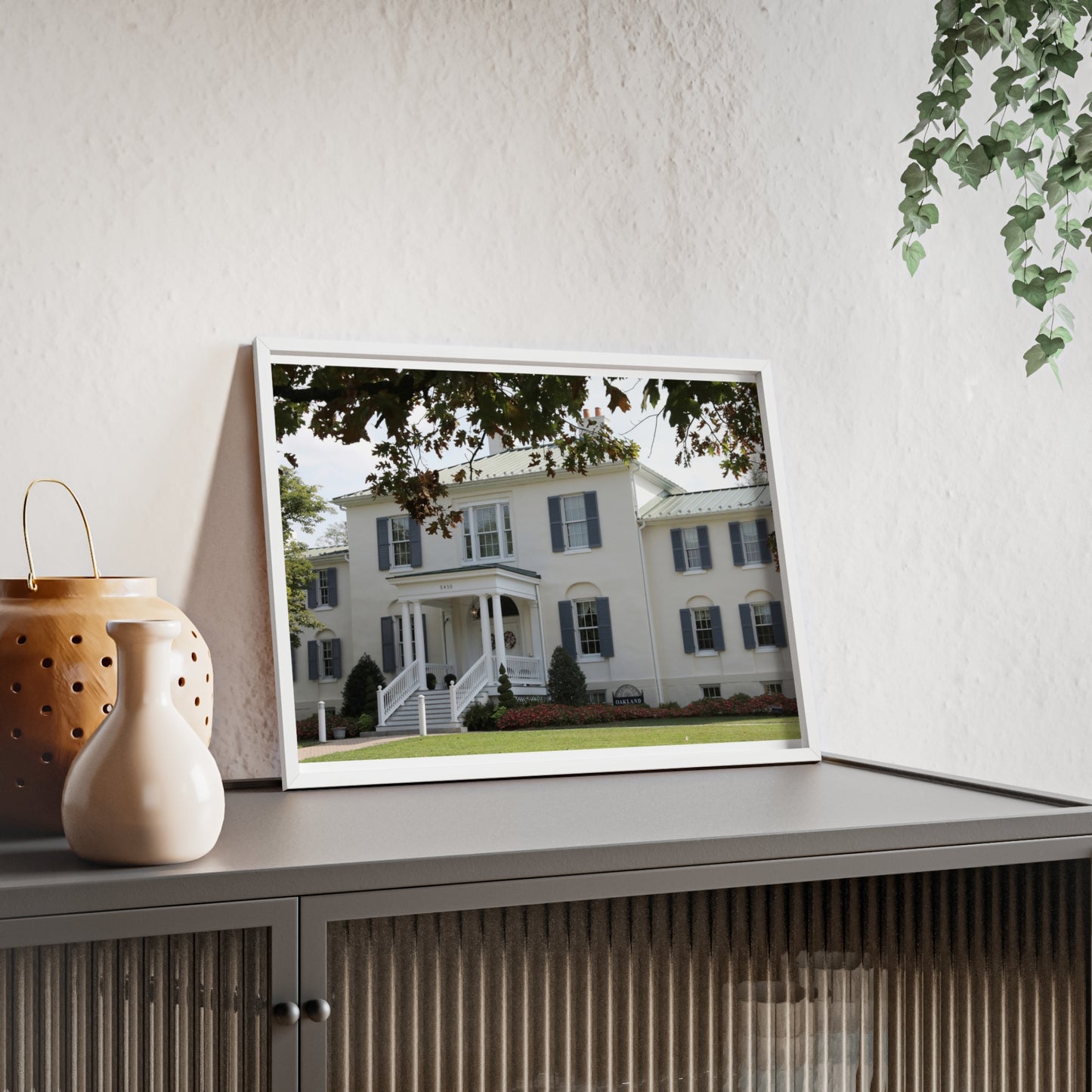 Oakland Mansion - Posters with Wooden Frame