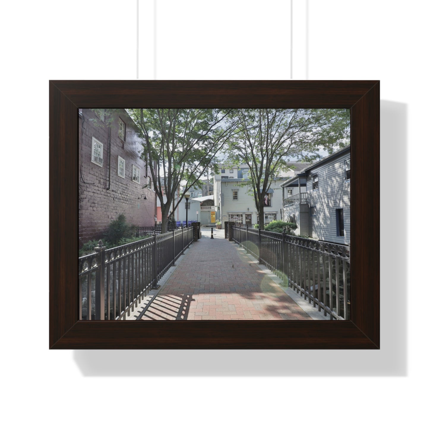 Old Ellicott City - Bridge - Framed Horizontal Poster