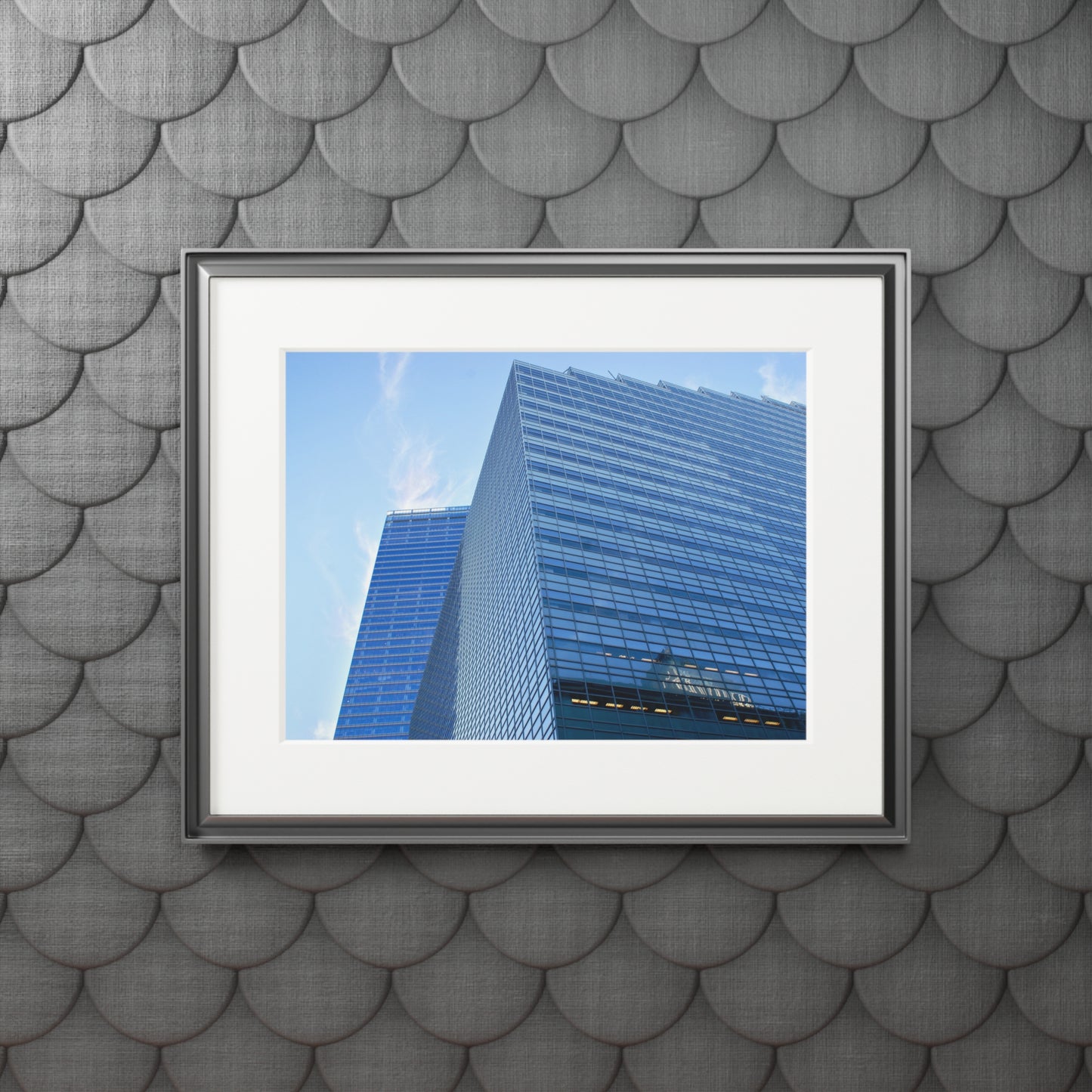 Intersecting Lines - Fine Art Prints (Passepartout Paper Frame)