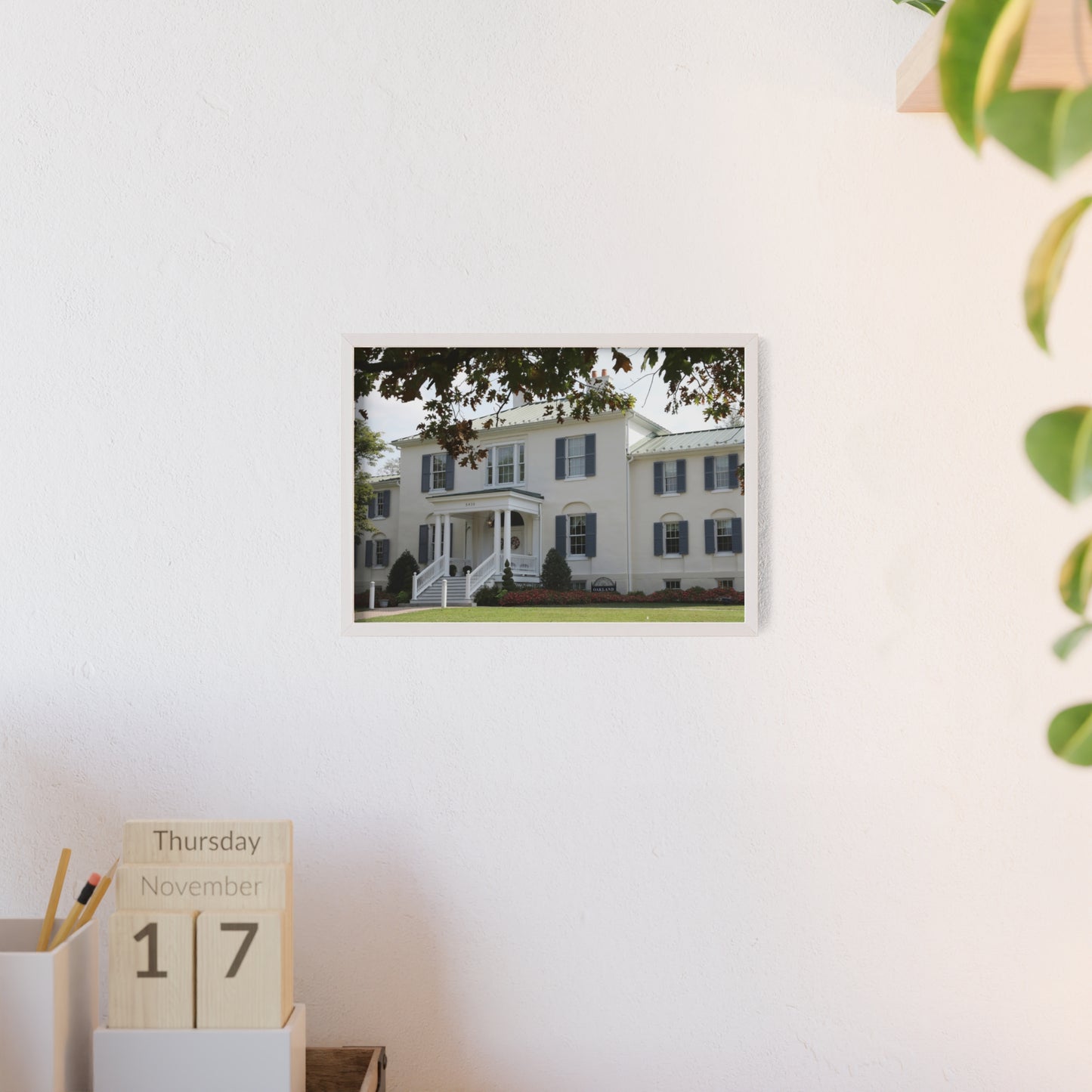 Oakland Mansion - Posters with Wooden Frame