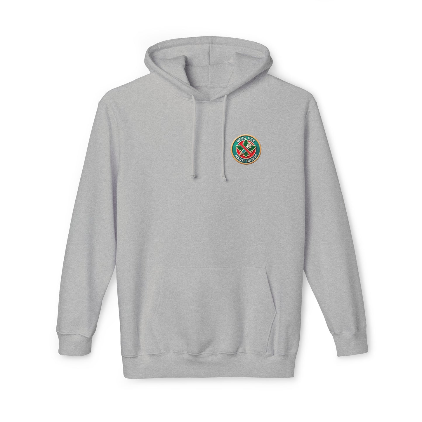 Podcast Recovery - Drug Use Merit Badge - Unisex Hooded Sweatshirt, Made in US