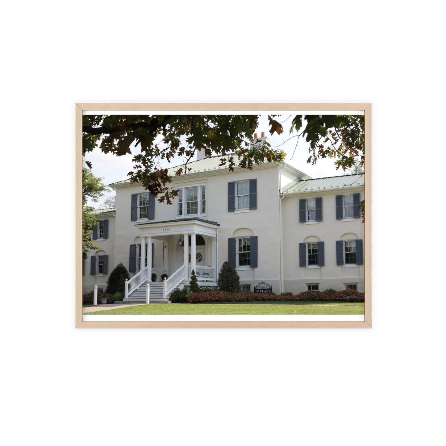 Oakland Mansion - Posters with Wooden Frame