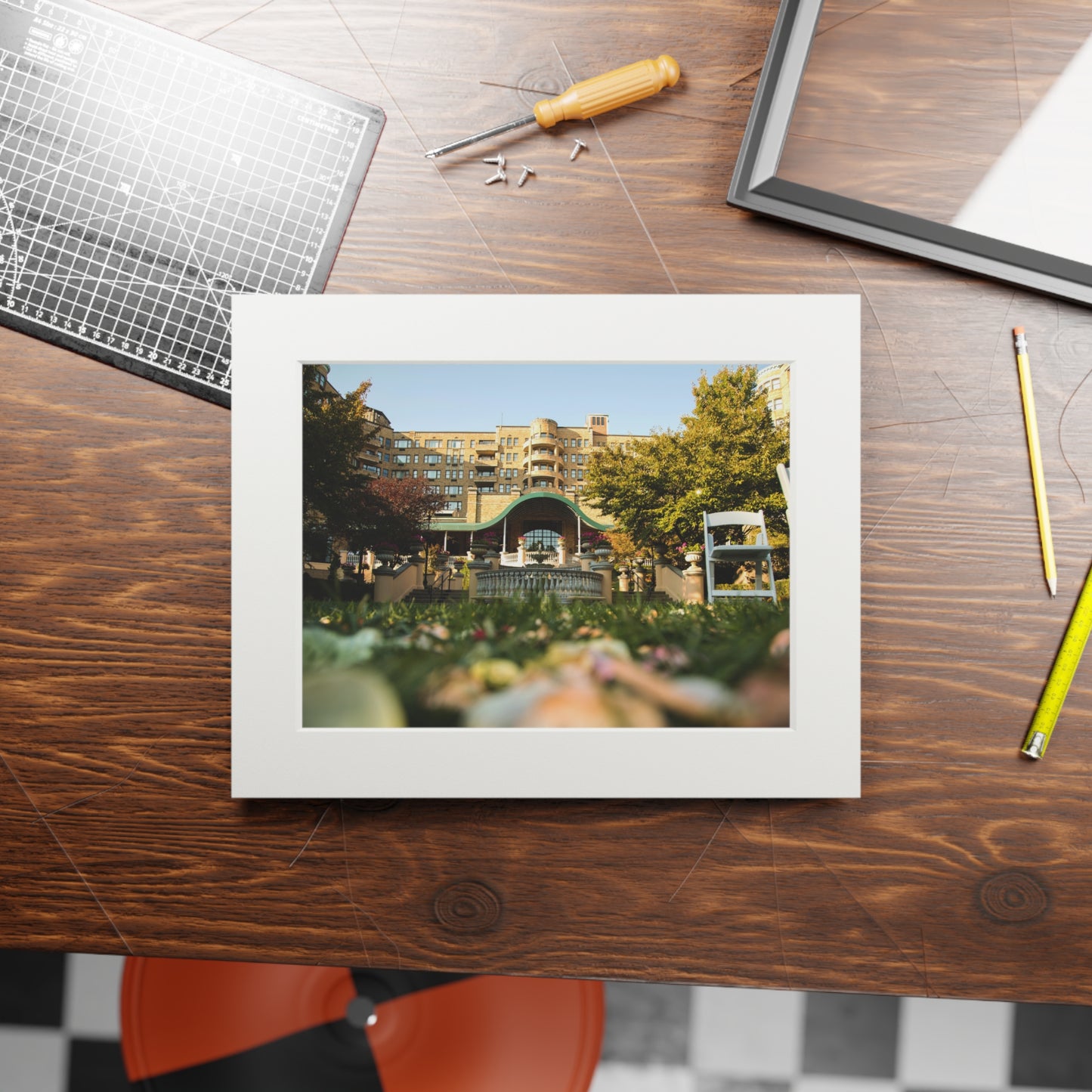 Omni Hotel - Fine Art Prints (Passepartout Paper Frame)