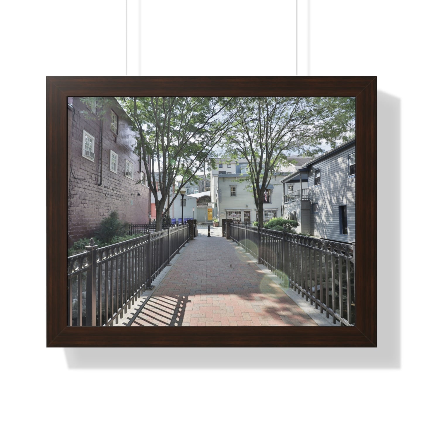 Old Ellicott City - Bridge - Framed Horizontal Poster