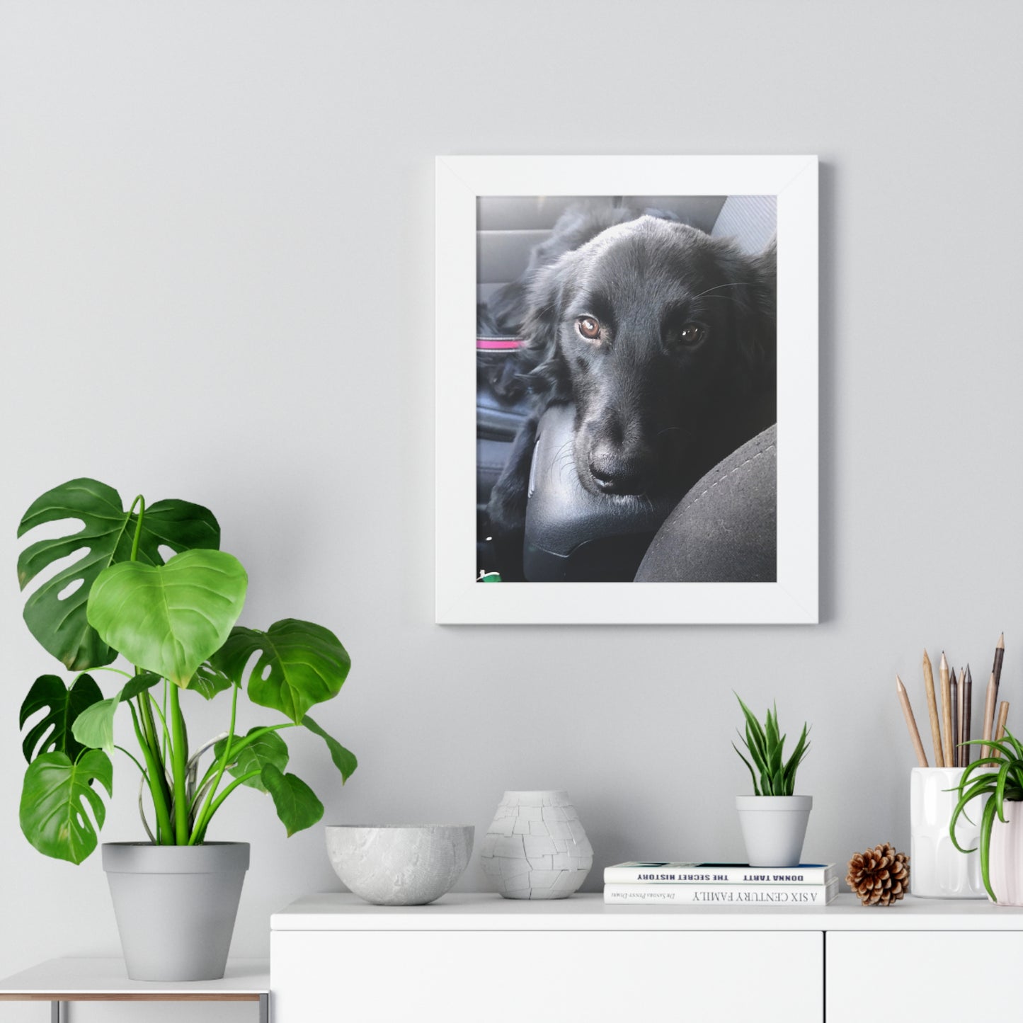 Luna - Framed Vertical Poster