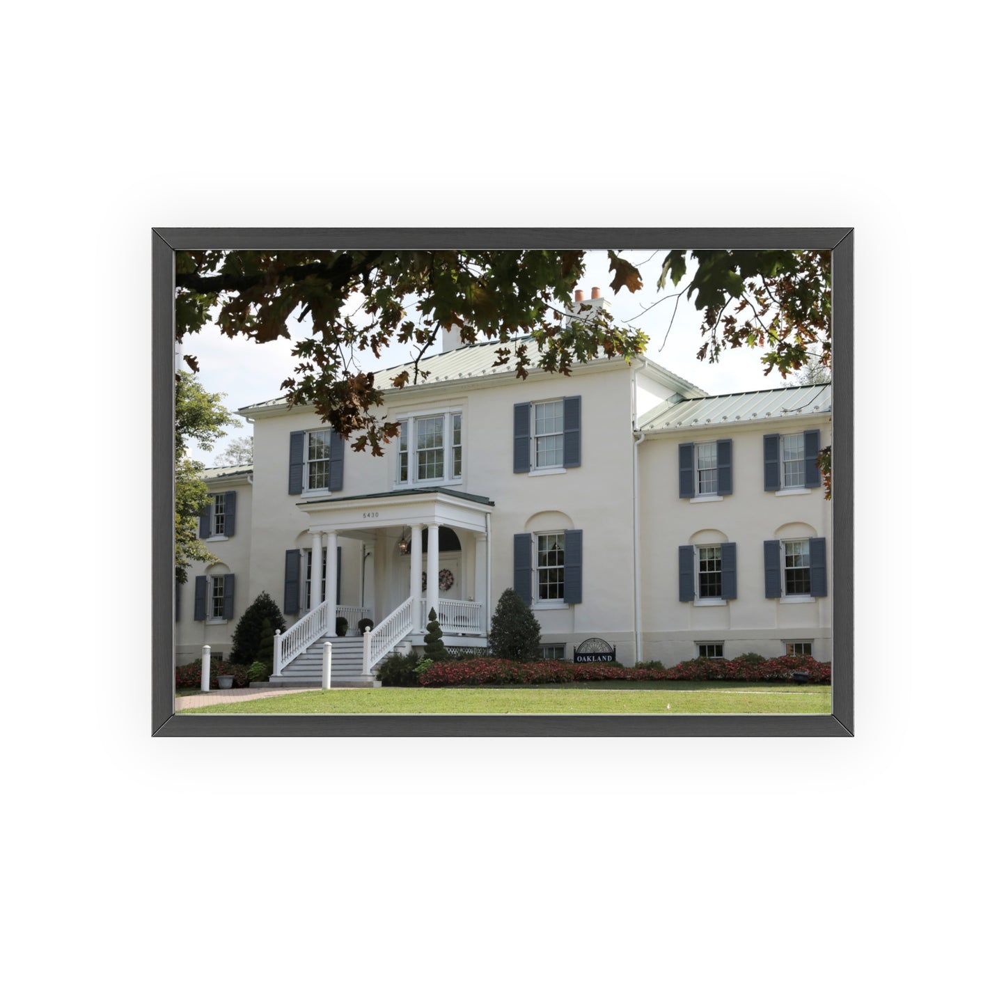 Oakland Mansion - Posters with Wooden Frame