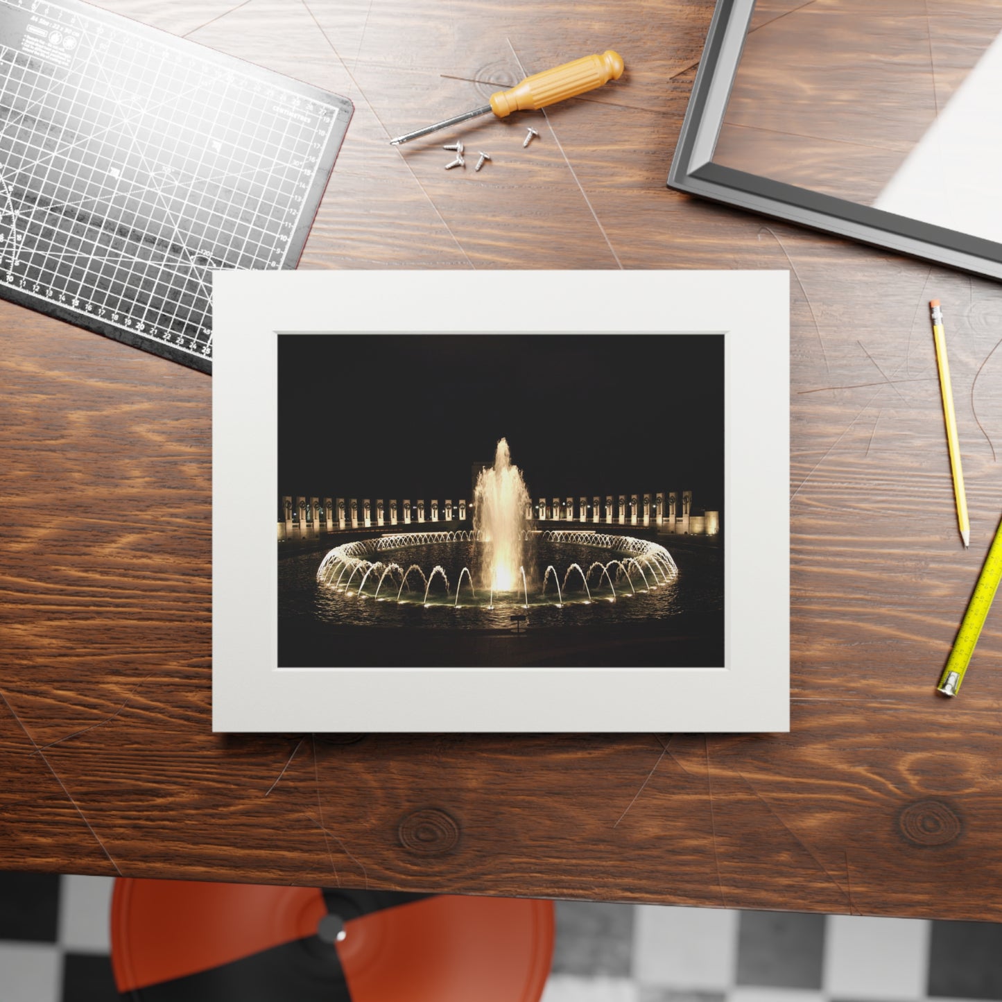 Monument - Fine Art Prints (Passepartout Paper Frame)