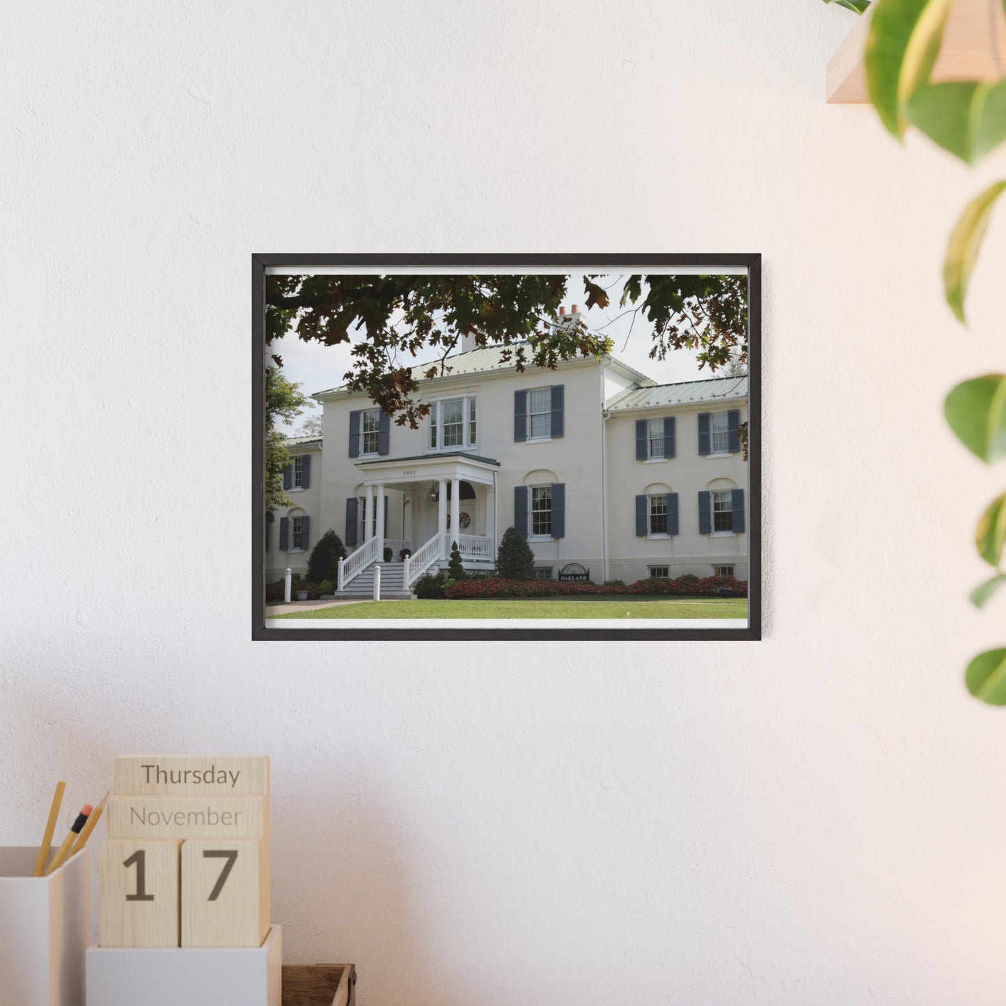 Oakland Mansion - Posters with Wooden Frame