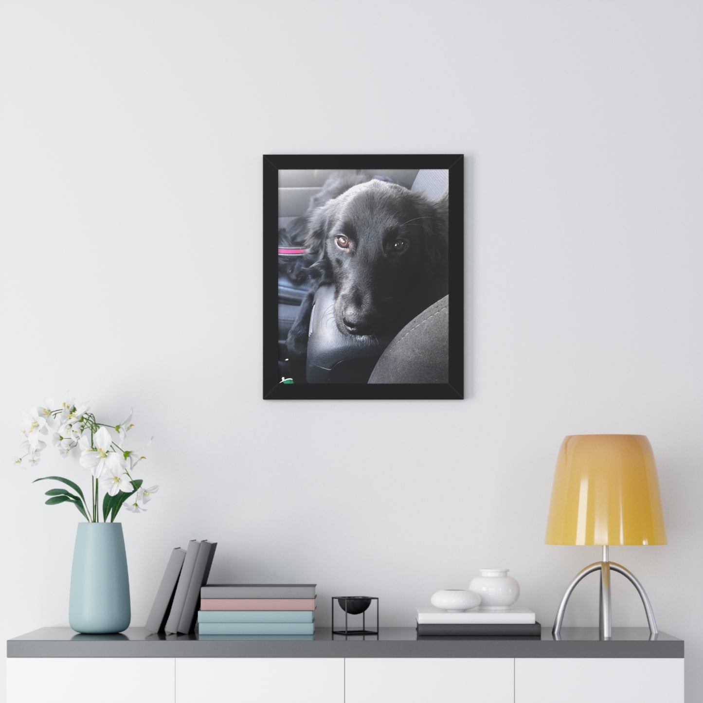 Luna - Framed Vertical Poster