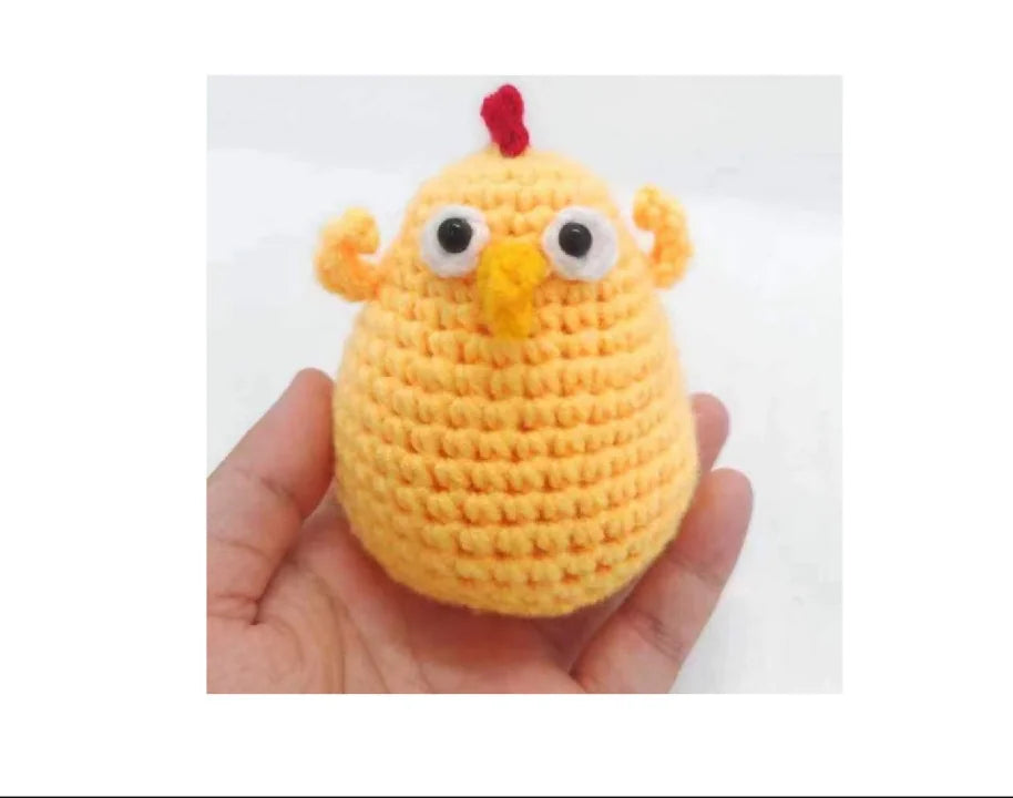 Handmade Wool Crocheted Funny Expression Bag Pendant