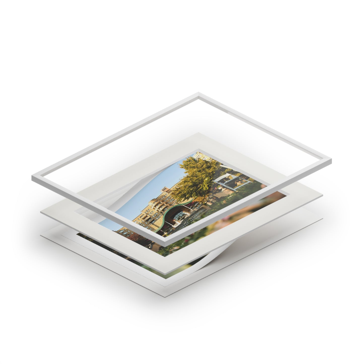 Omni Hotel - Fine Art Prints (Passepartout Paper Frame)