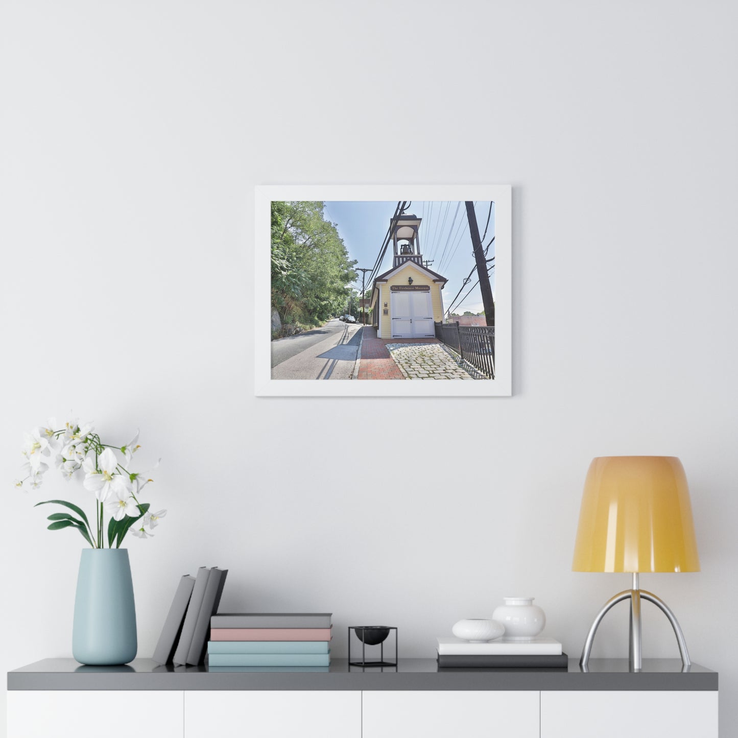 Old Ellicott City - Firehouse - Framed Horizontal Poster