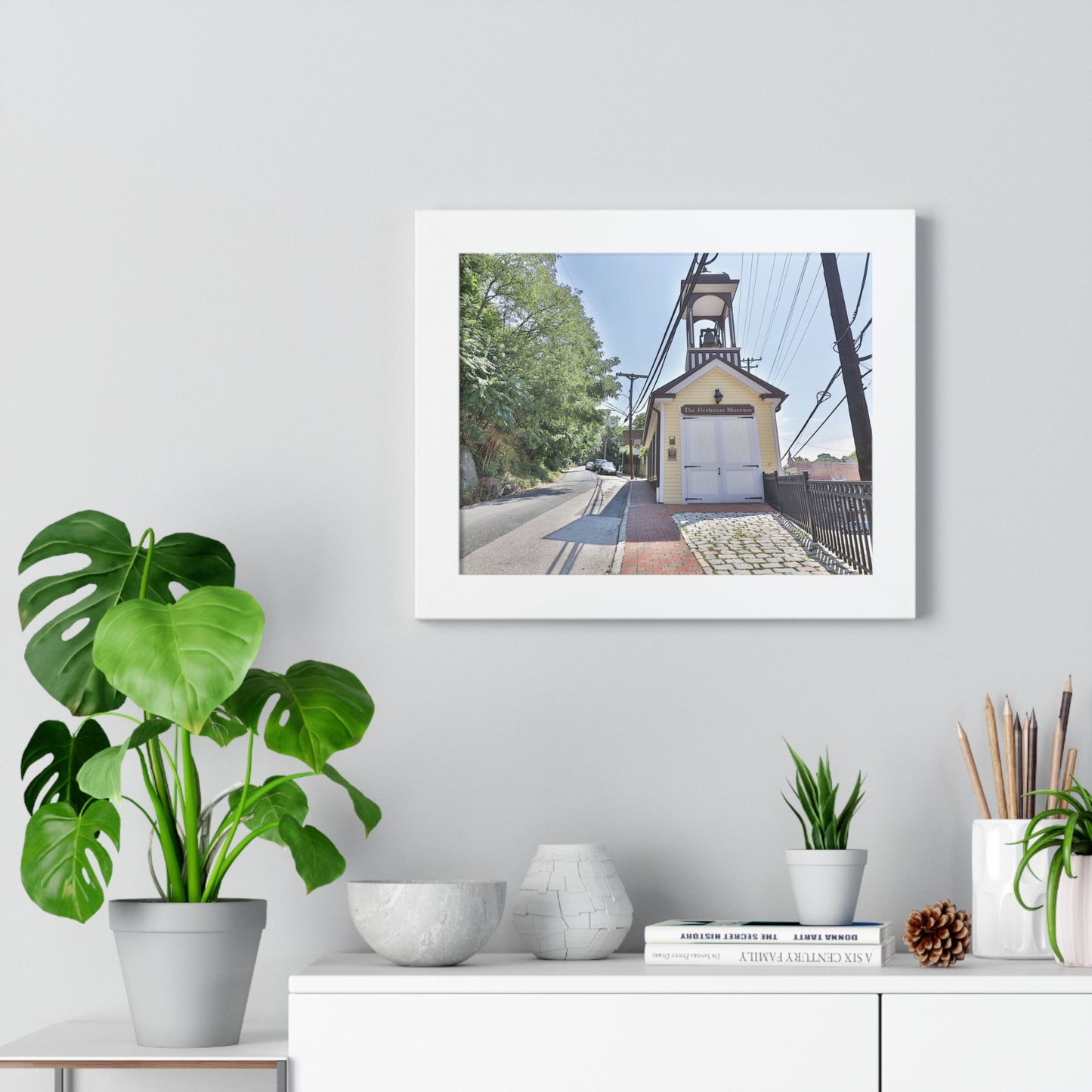 Old Ellicott City - Firehouse - Framed Horizontal Poster