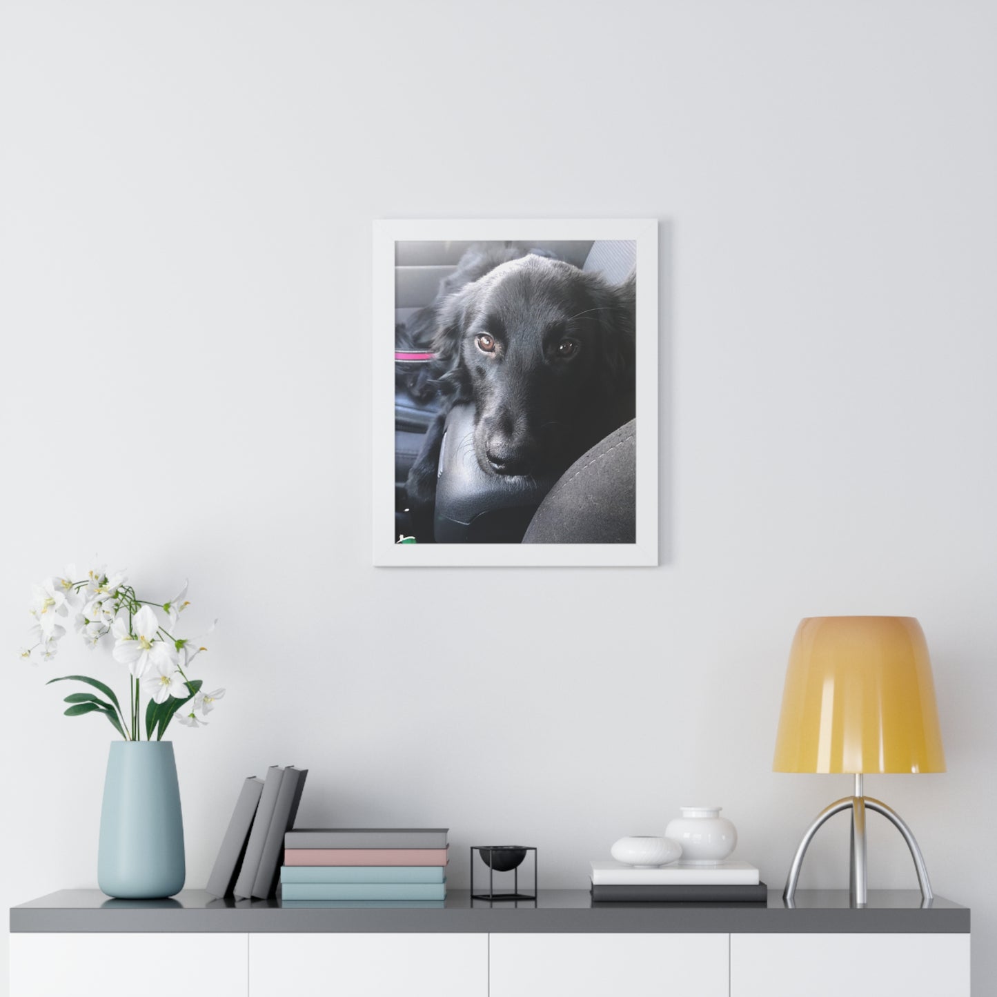 Luna - Framed Vertical Poster