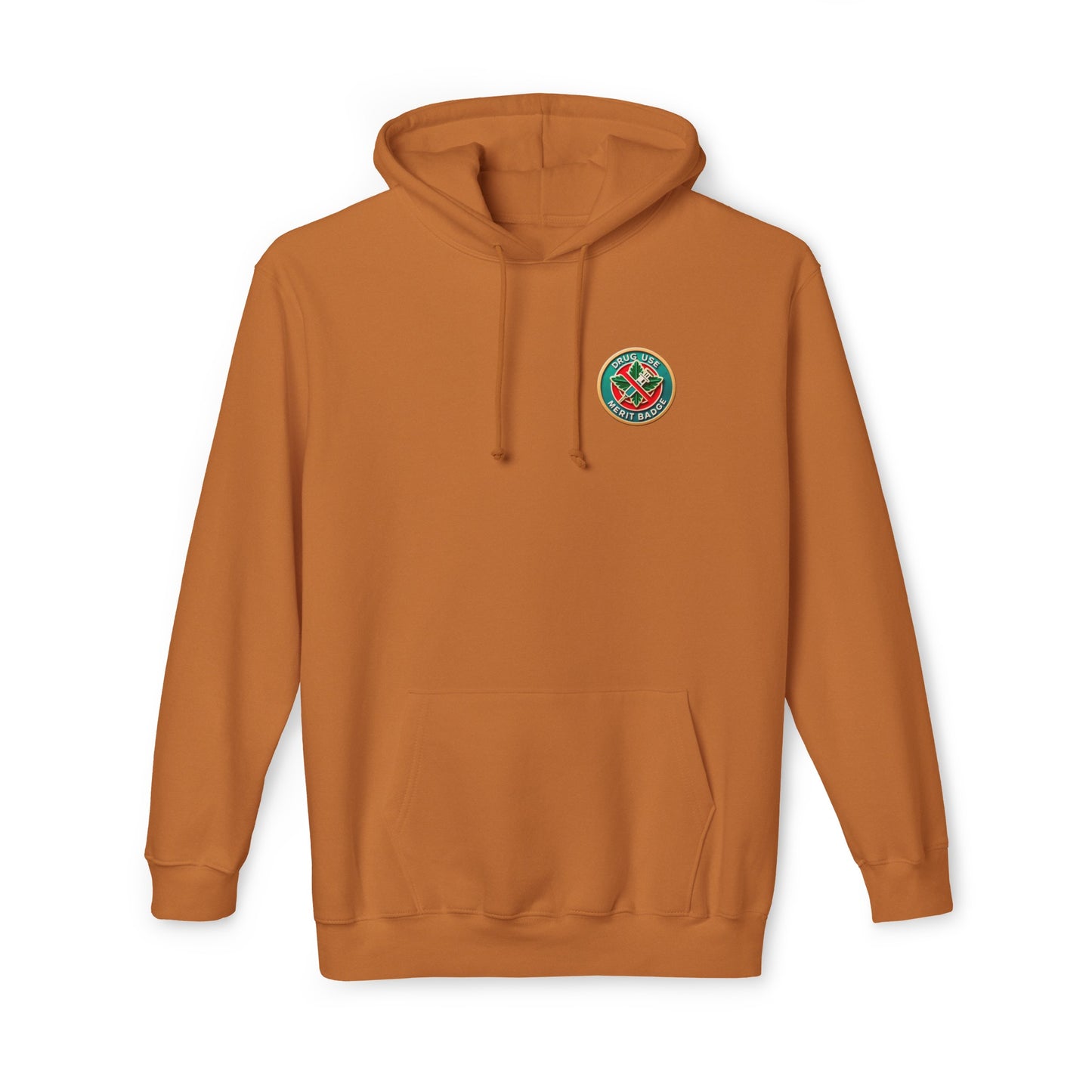 Podcast Recovery - Drug Use Merit Badge - Unisex Hooded Sweatshirt, Made in US
