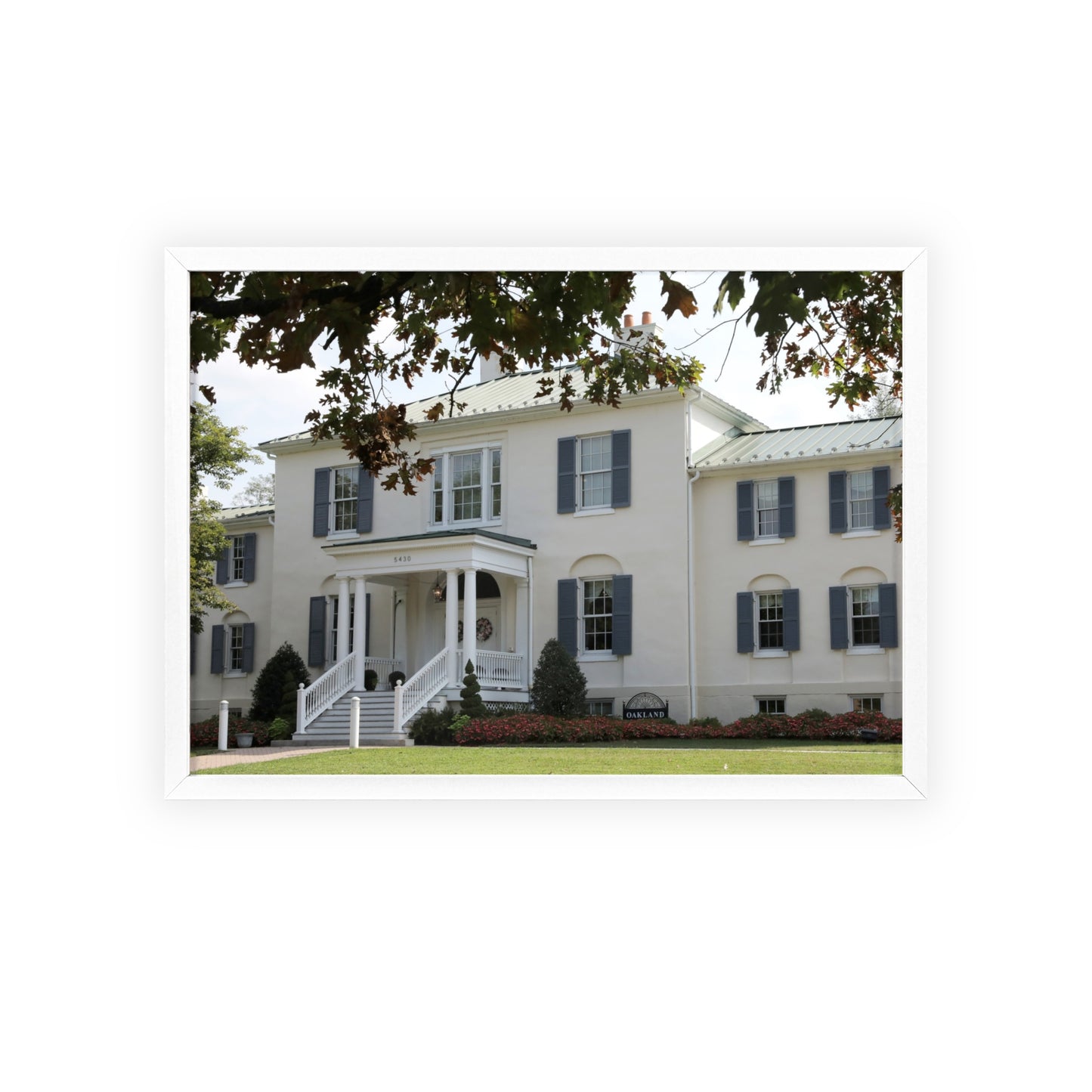 Oakland Mansion - Posters with Wooden Frame