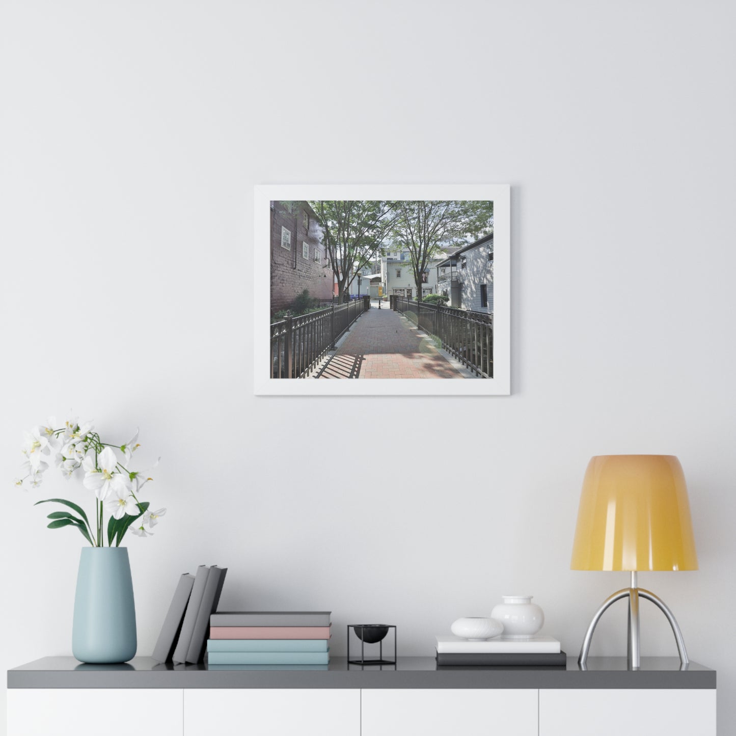 Old Ellicott City - Bridge - Framed Horizontal Poster