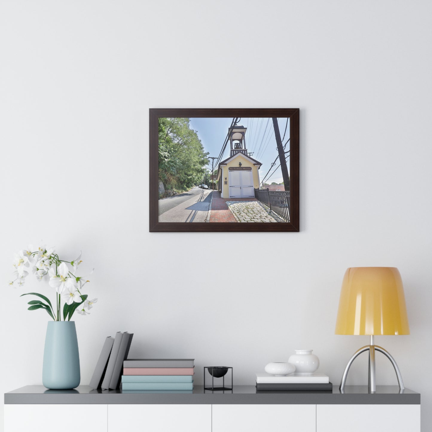 Old Ellicott City - Firehouse - Framed Horizontal Poster
