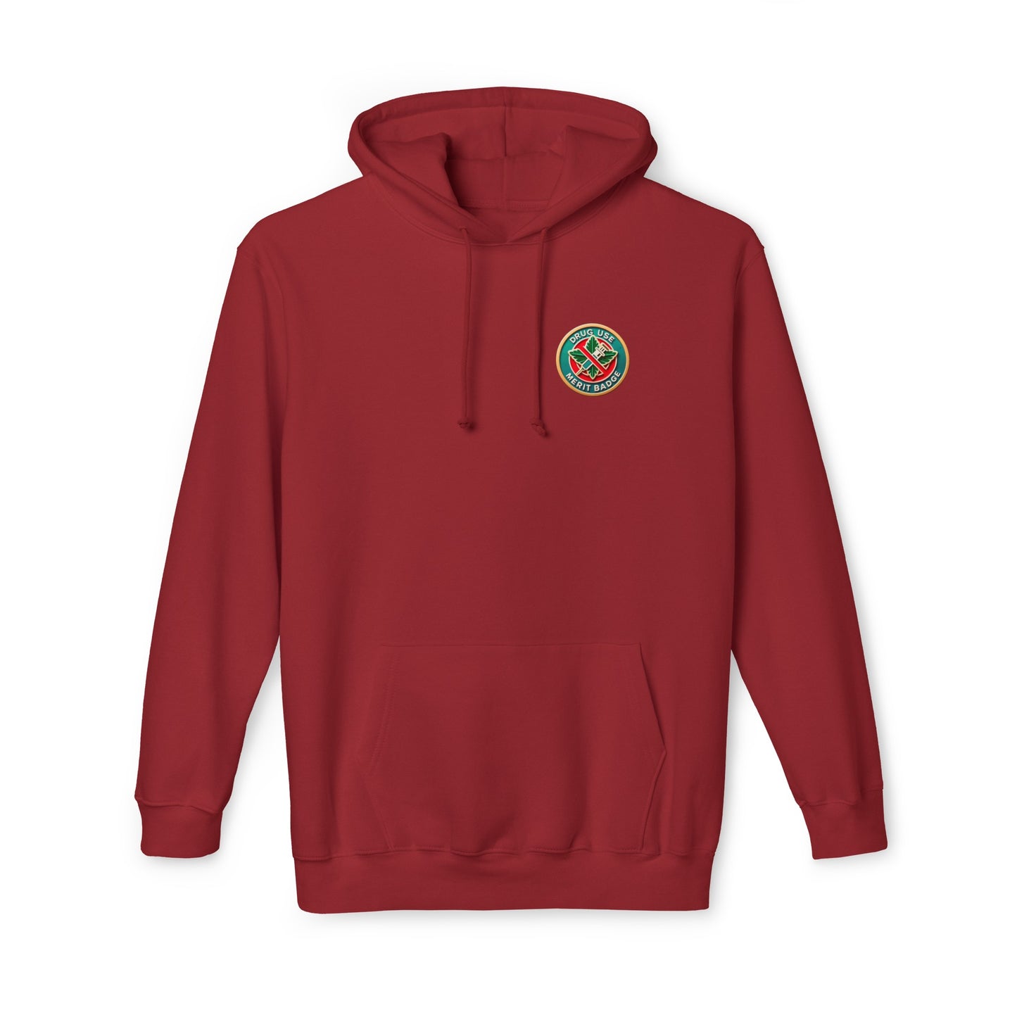 Podcast Recovery - Drug Use Merit Badge - Unisex Hooded Sweatshirt, Made in US