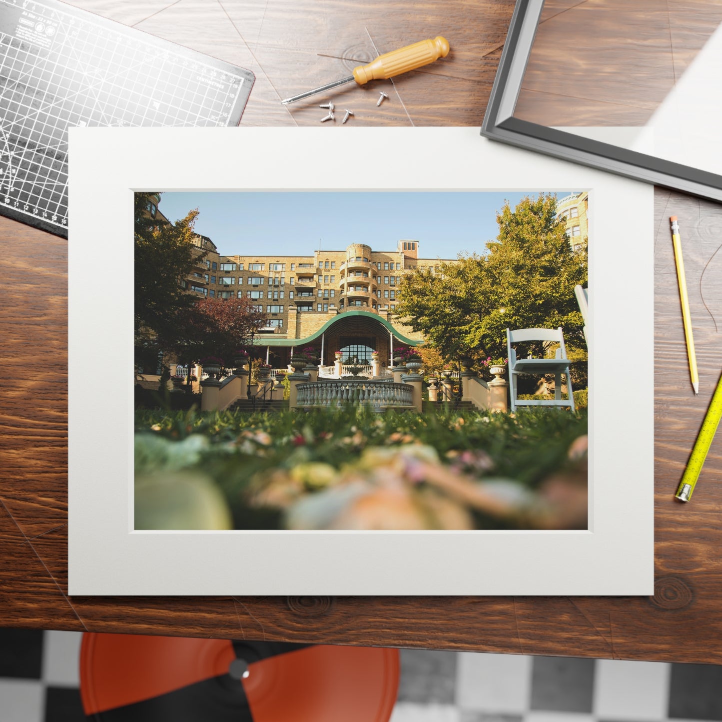 Omni Hotel - Fine Art Prints (Passepartout Paper Frame)