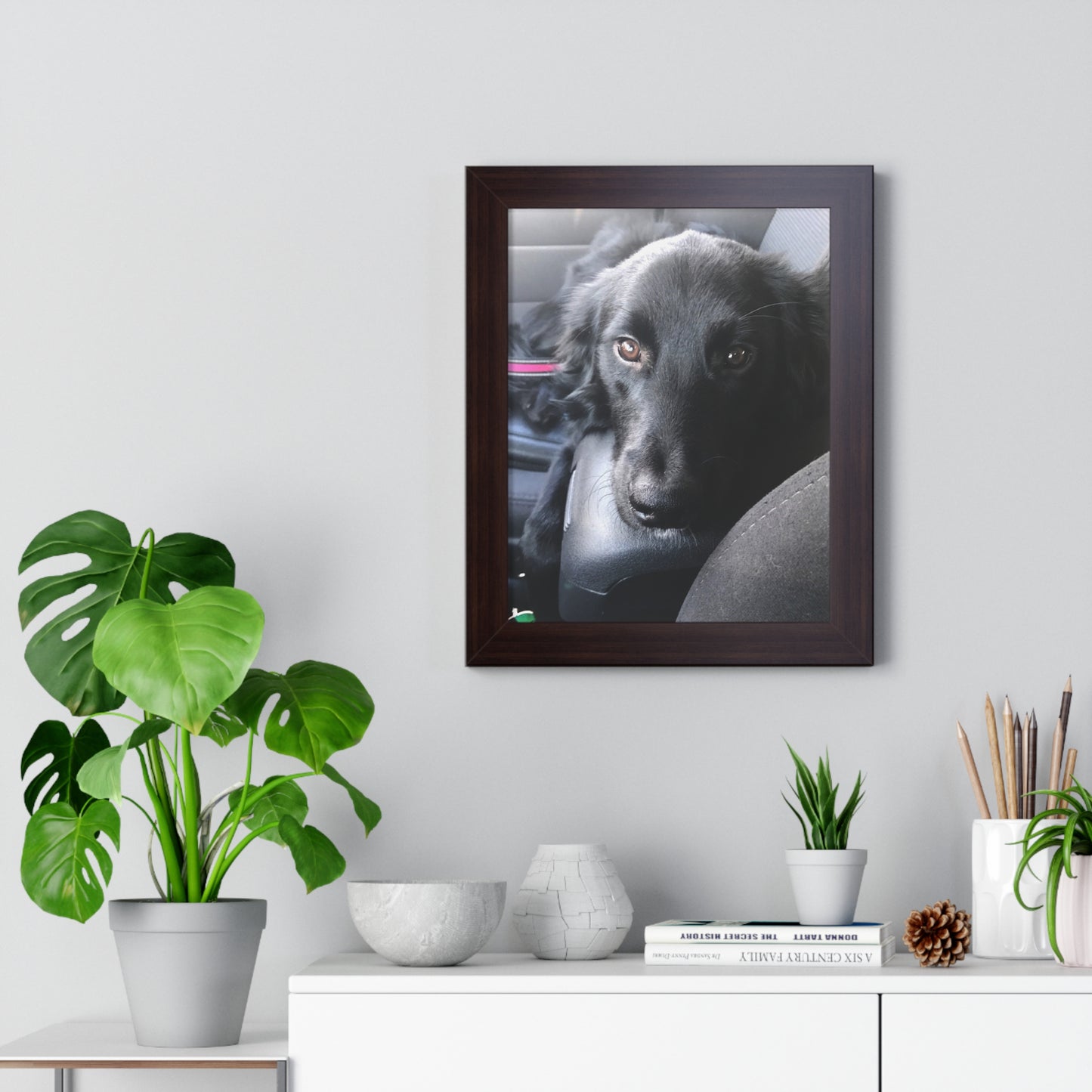 Luna - Framed Vertical Poster