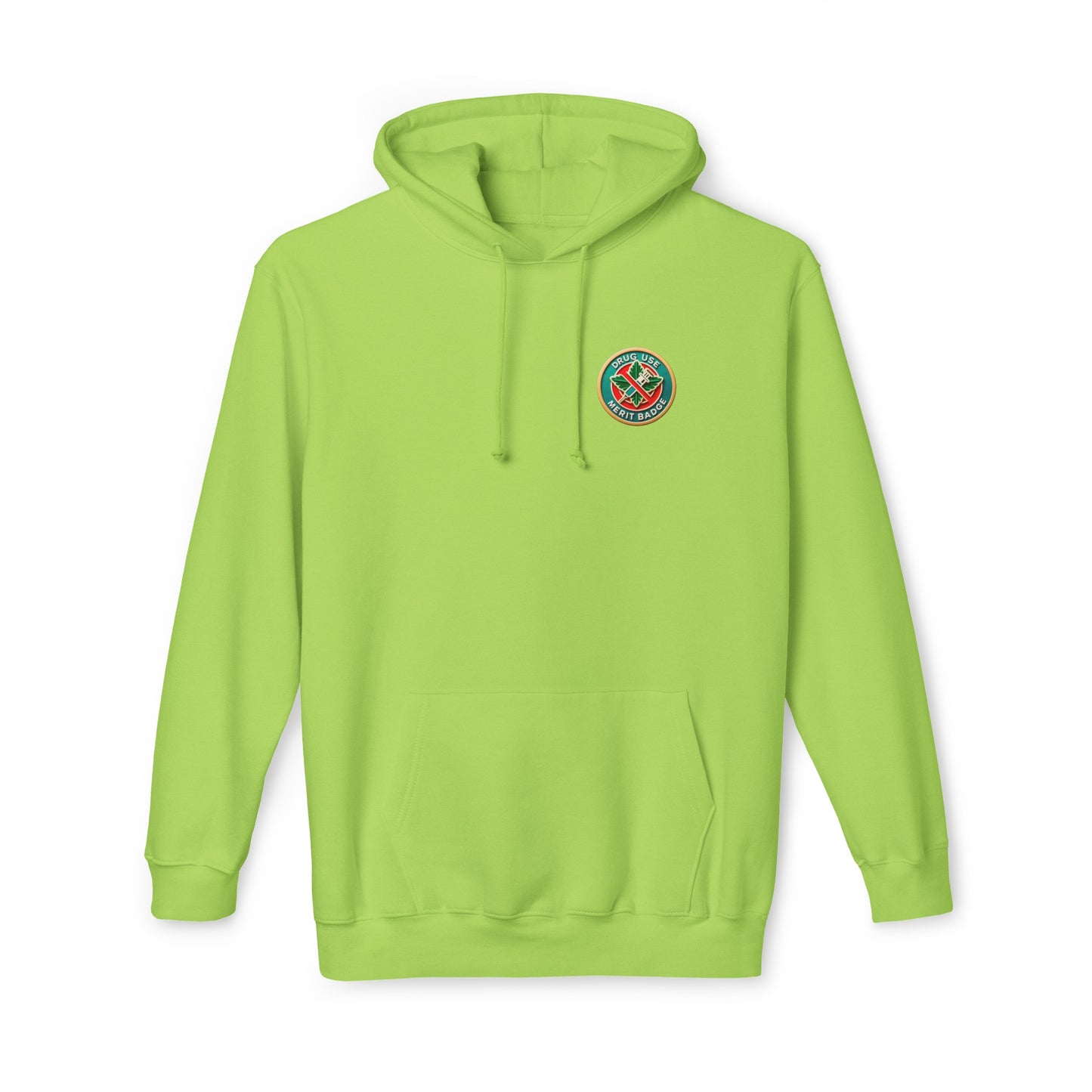 Podcast Recovery - Drug Use Merit Badge - Unisex Hooded Sweatshirt, Made in US