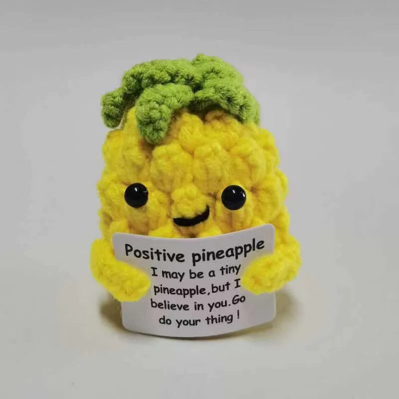 Handmade Wool Crocheted Funny Expression Bag Pendant