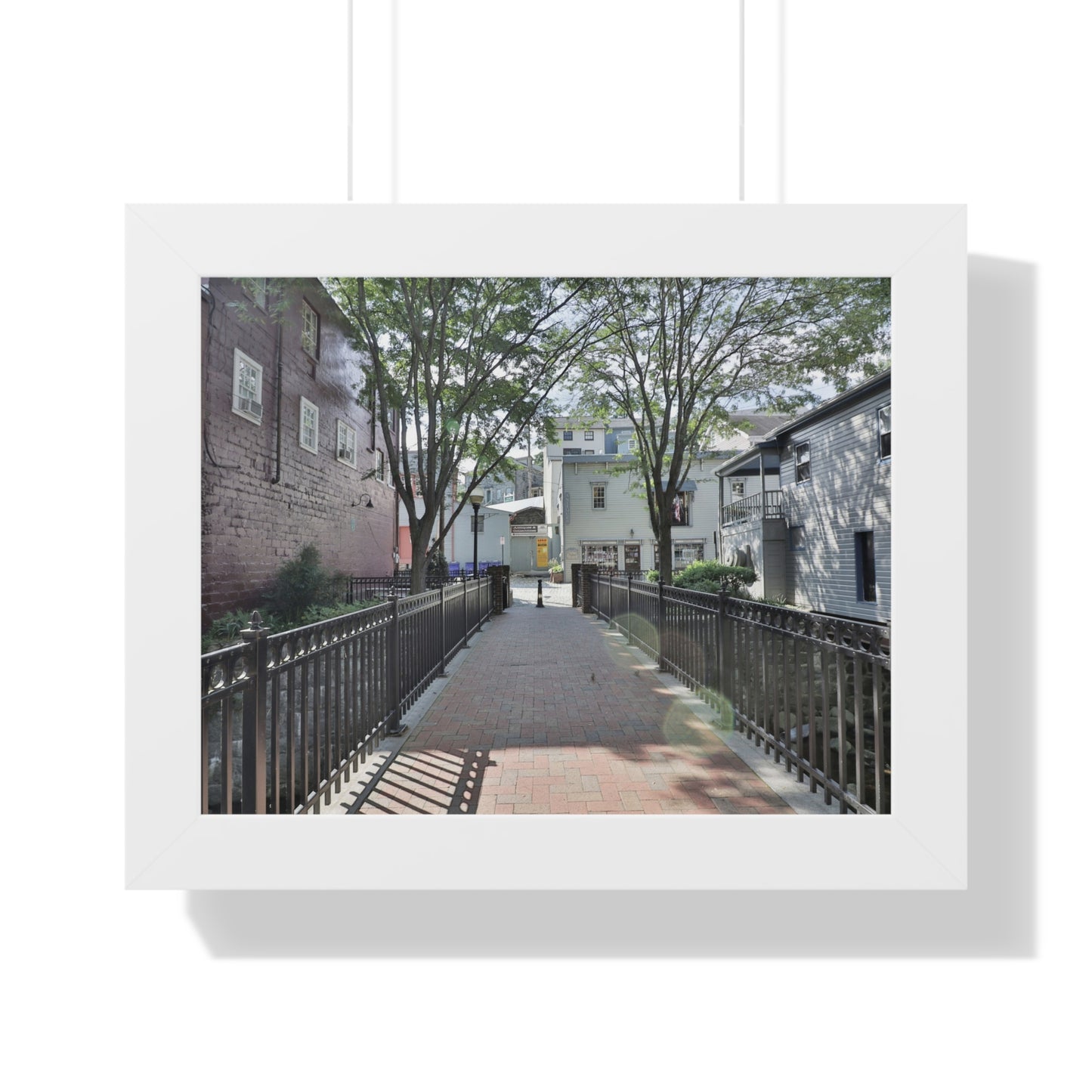 Old Ellicott City - Bridge - Framed Horizontal Poster
