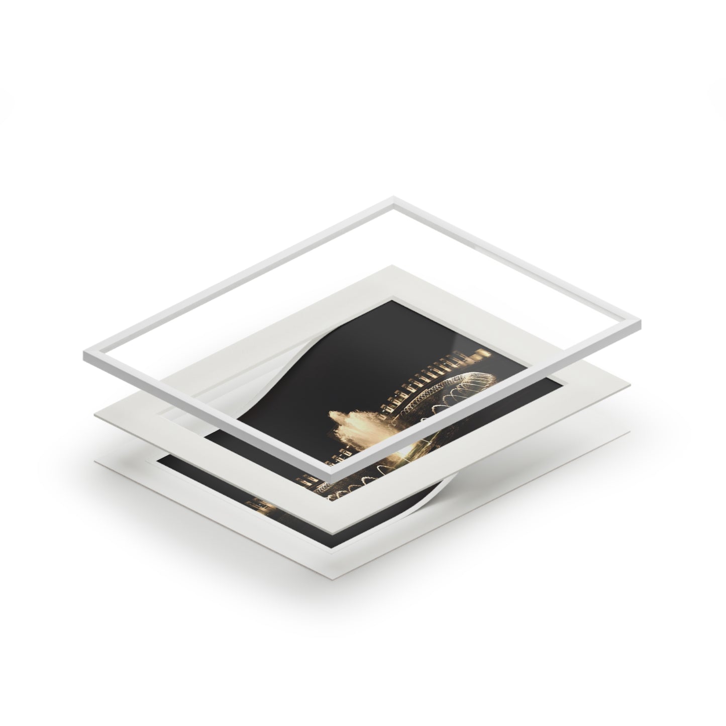 Monument - Fine Art Prints (Passepartout Paper Frame)