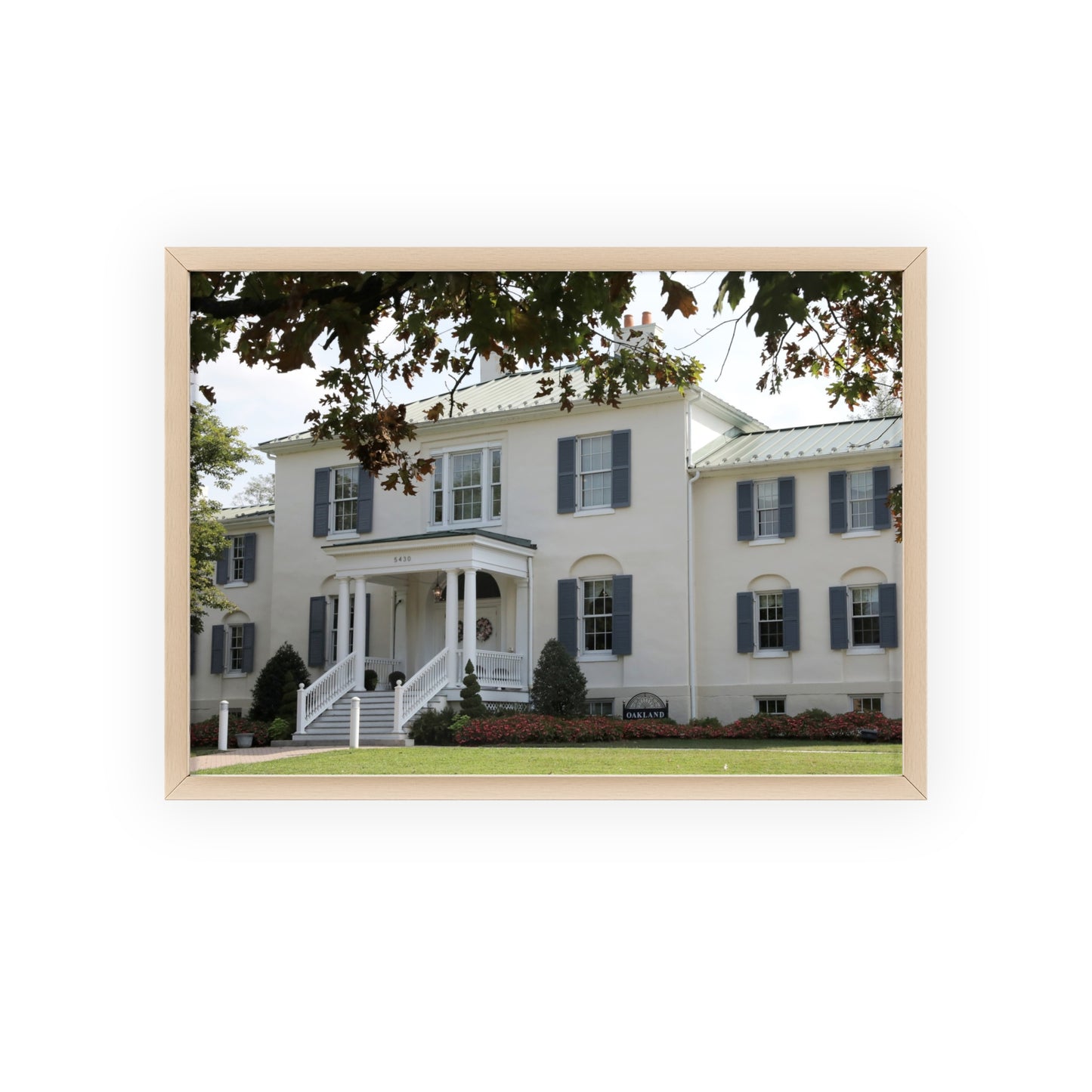 Oakland Mansion - Posters with Wooden Frame