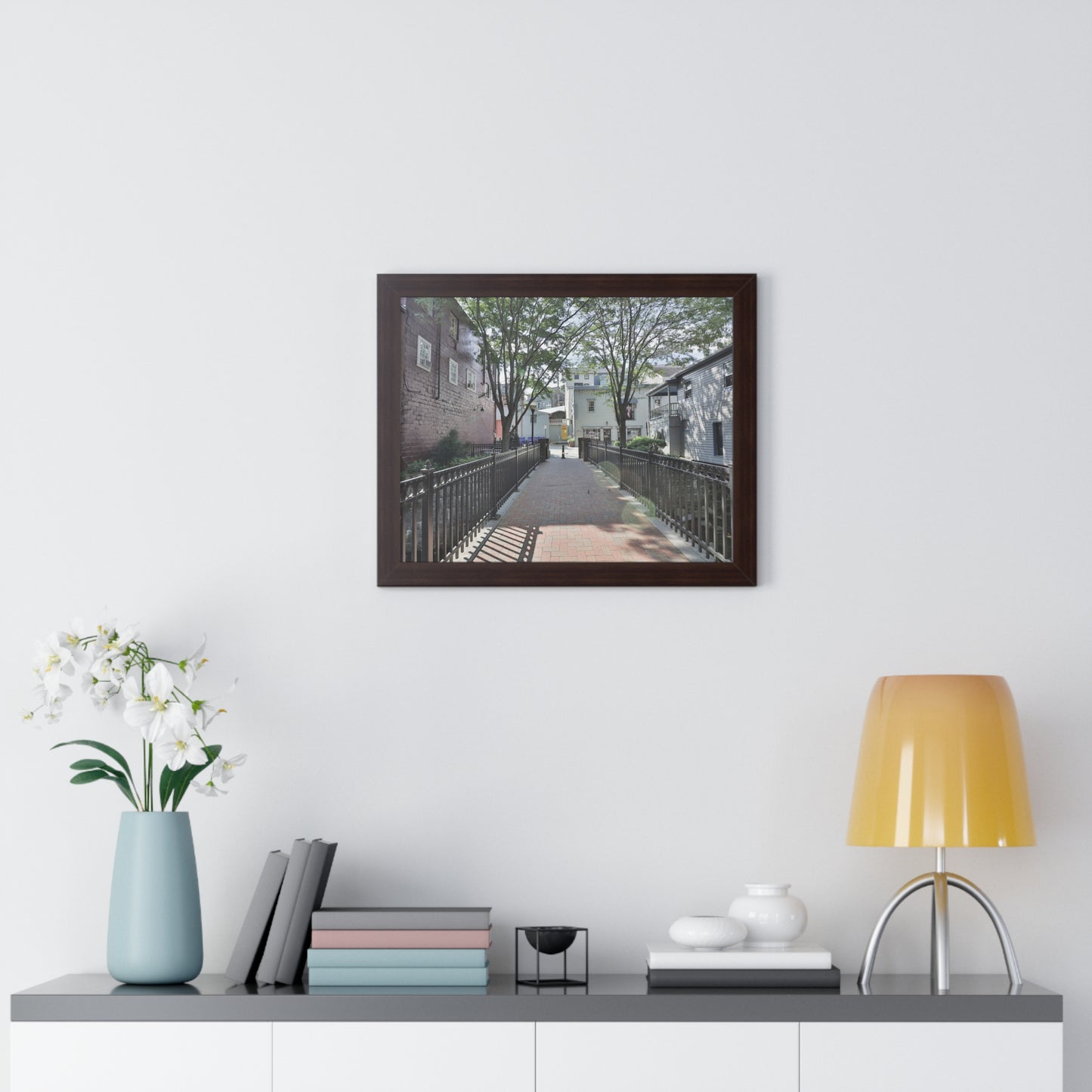 Old Ellicott City - Bridge - Framed Horizontal Poster