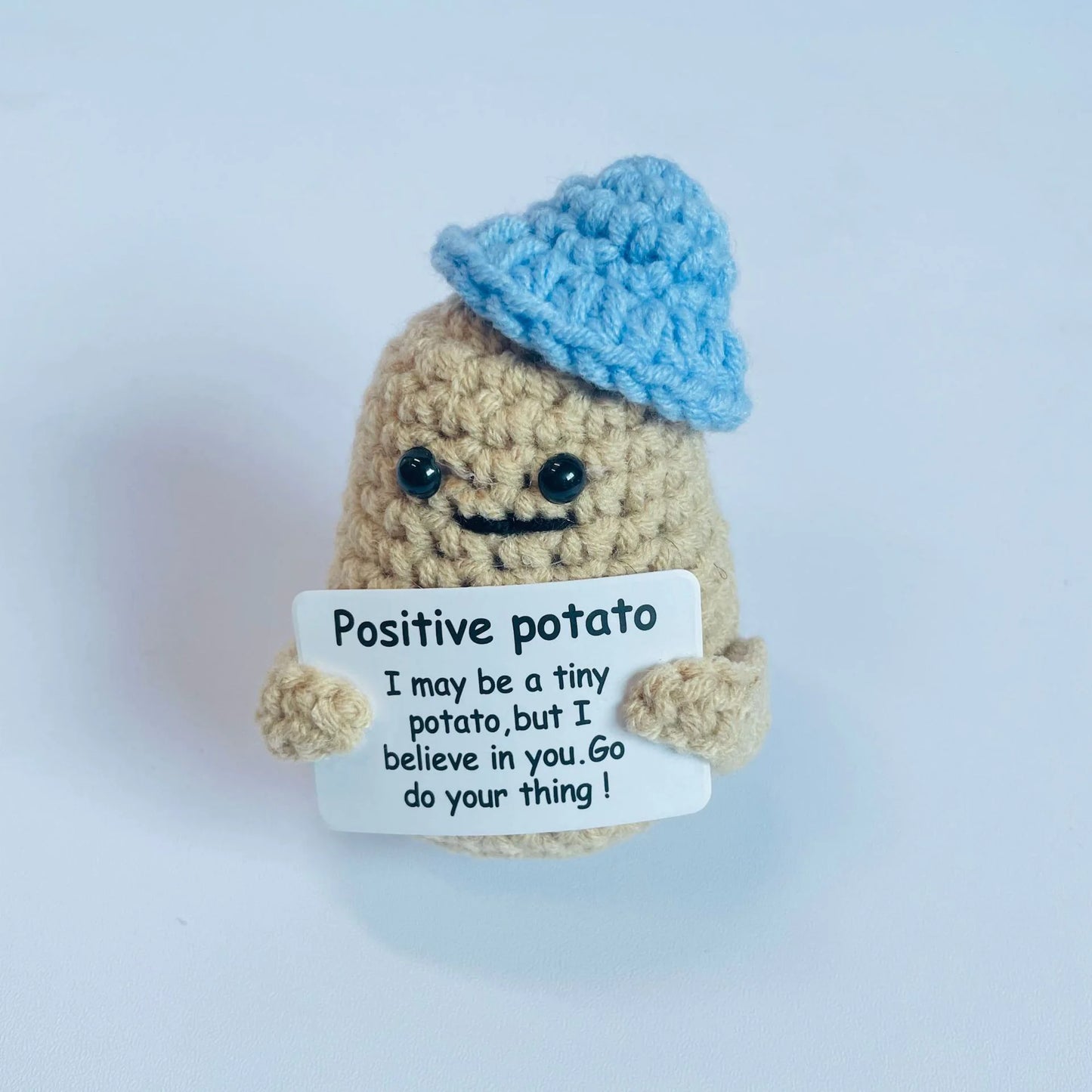 Handmade Wool Crocheted Funny Expression Bag Pendant
