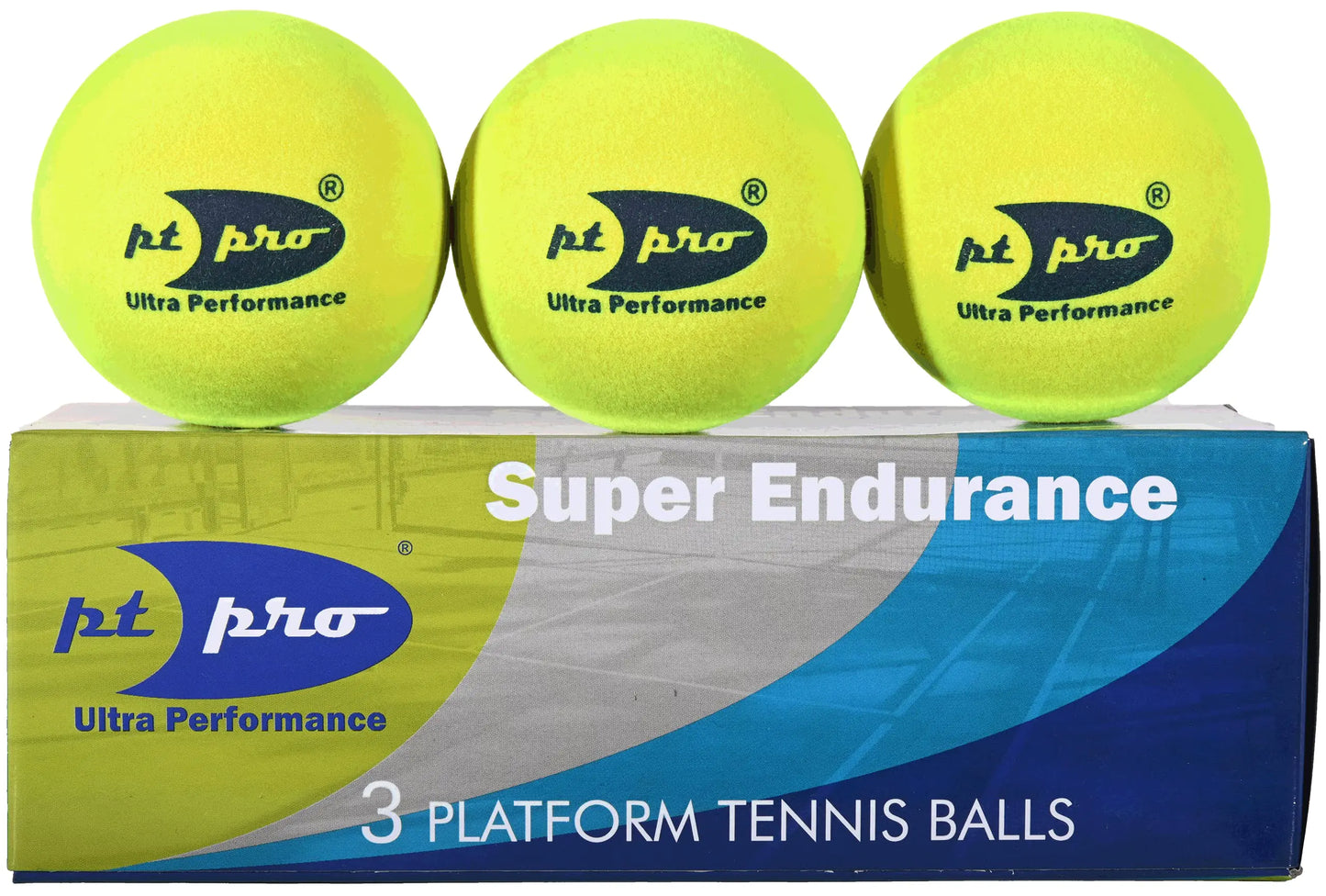 PT Pro Ultra Dura Platform Tennis Balls - New! Winter 3 Balls