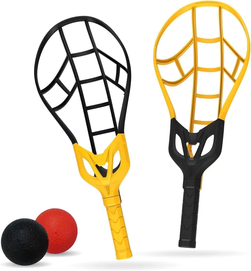 Wham-O Game Time Trac-Ball II | 2 Rackets & 2 Air Action Balls | Outdoor Play for Kids & Adults of All Ages | Original Tracball & Other Outdoor Games